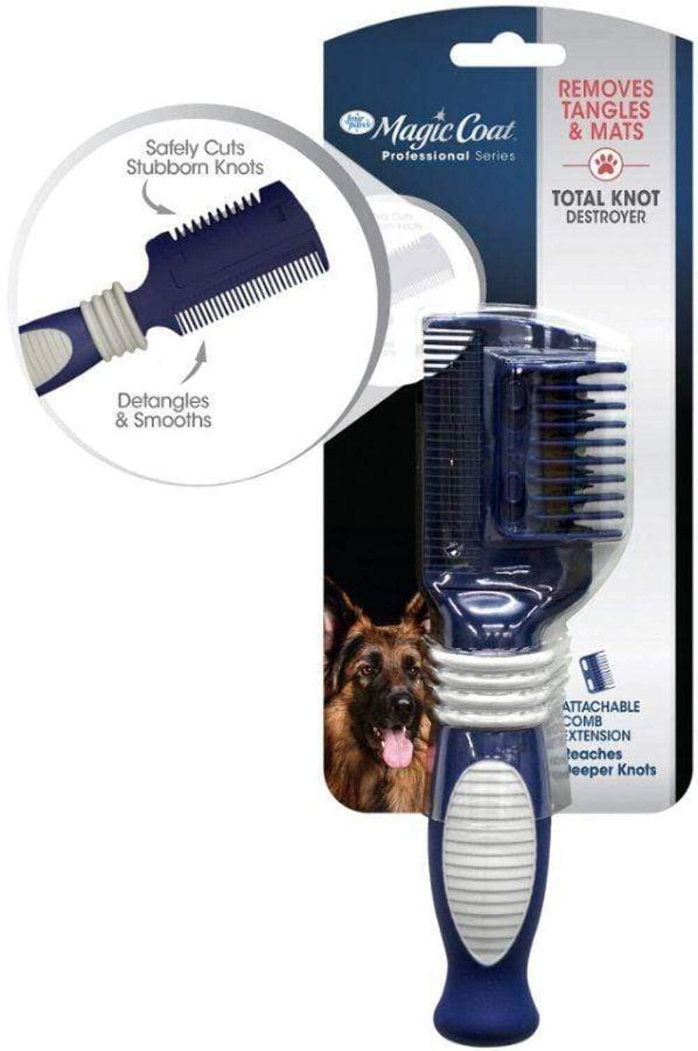 Magic Coat 3-In-1 Knot Away Grooming Tool For Dogs