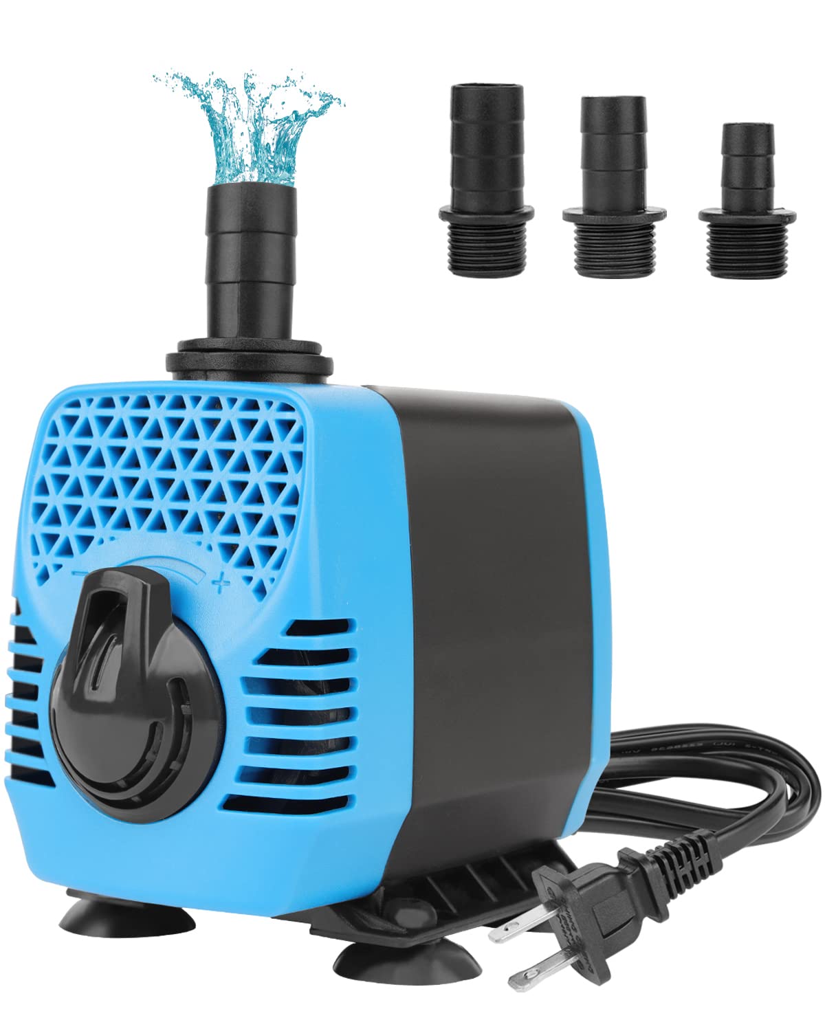 Aquamiracle 800Gph Aquarium Water Pumps (3000L/H, 40W) Fountain Pump Pond Pump Submersible Water Pump With Flow Control For Fish Tank, Fountain, Waterfall, Filtration, Water Feature, Hydroponics