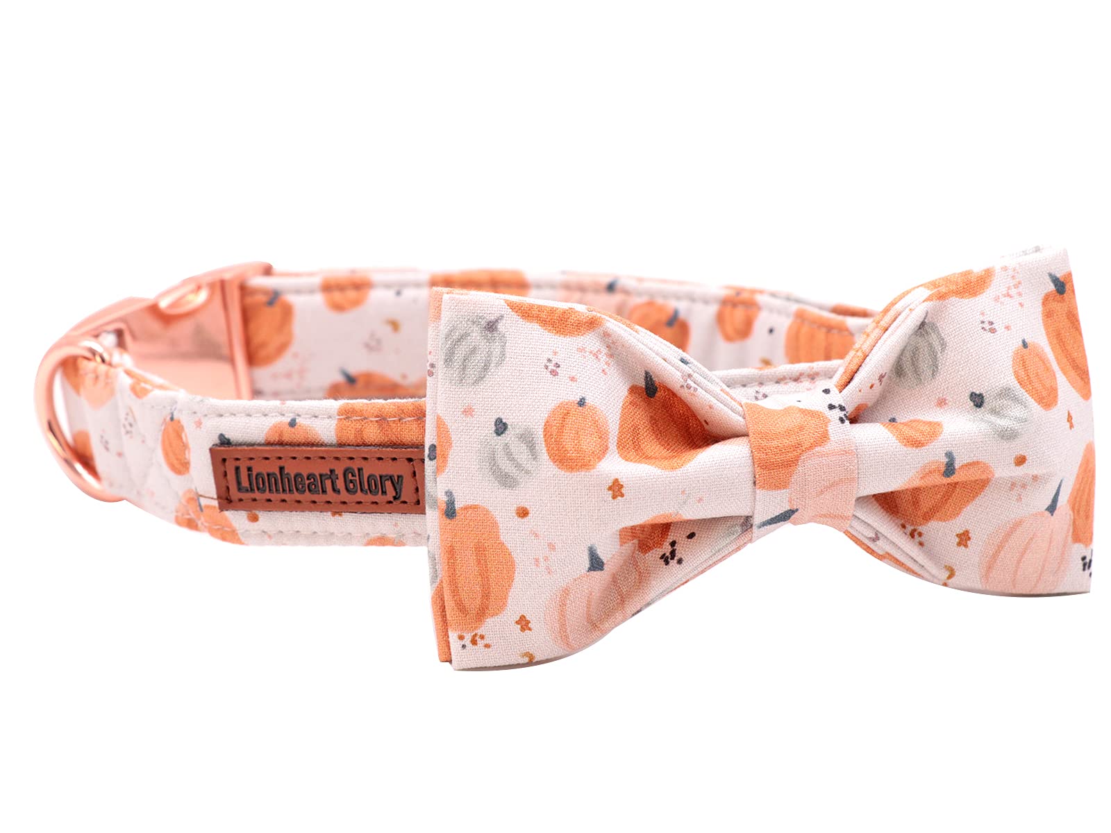 Lionheart Glory Premium Dog Collars, Bowtie Dog Collar, Adjustable Heavy Duty Halloween Dog Collar With Bow For X-Small Dogs