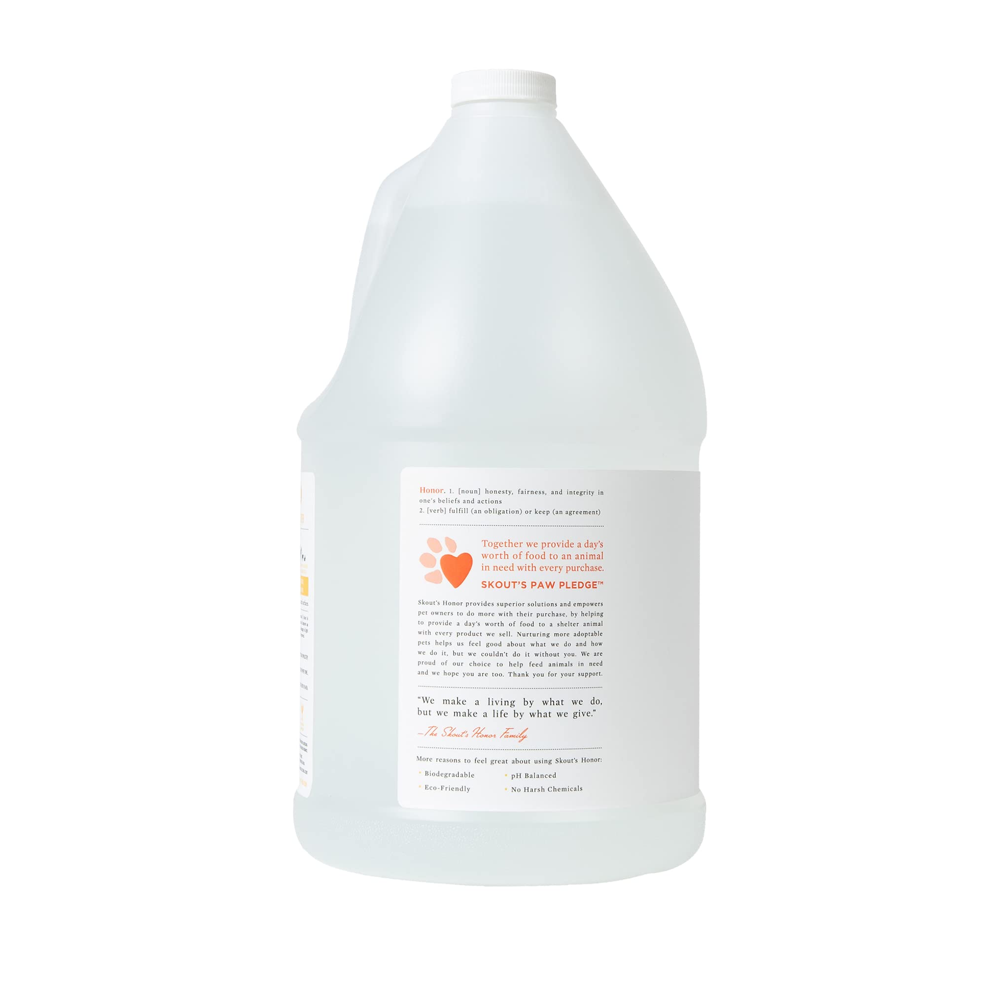 Skout'S Honor Dog Urine Destroyer - Professional Strength, Plant-Powered, Cruelty-Free Urine Eliminator For Carpets And Indoor Living Spaces, 128 Oz.