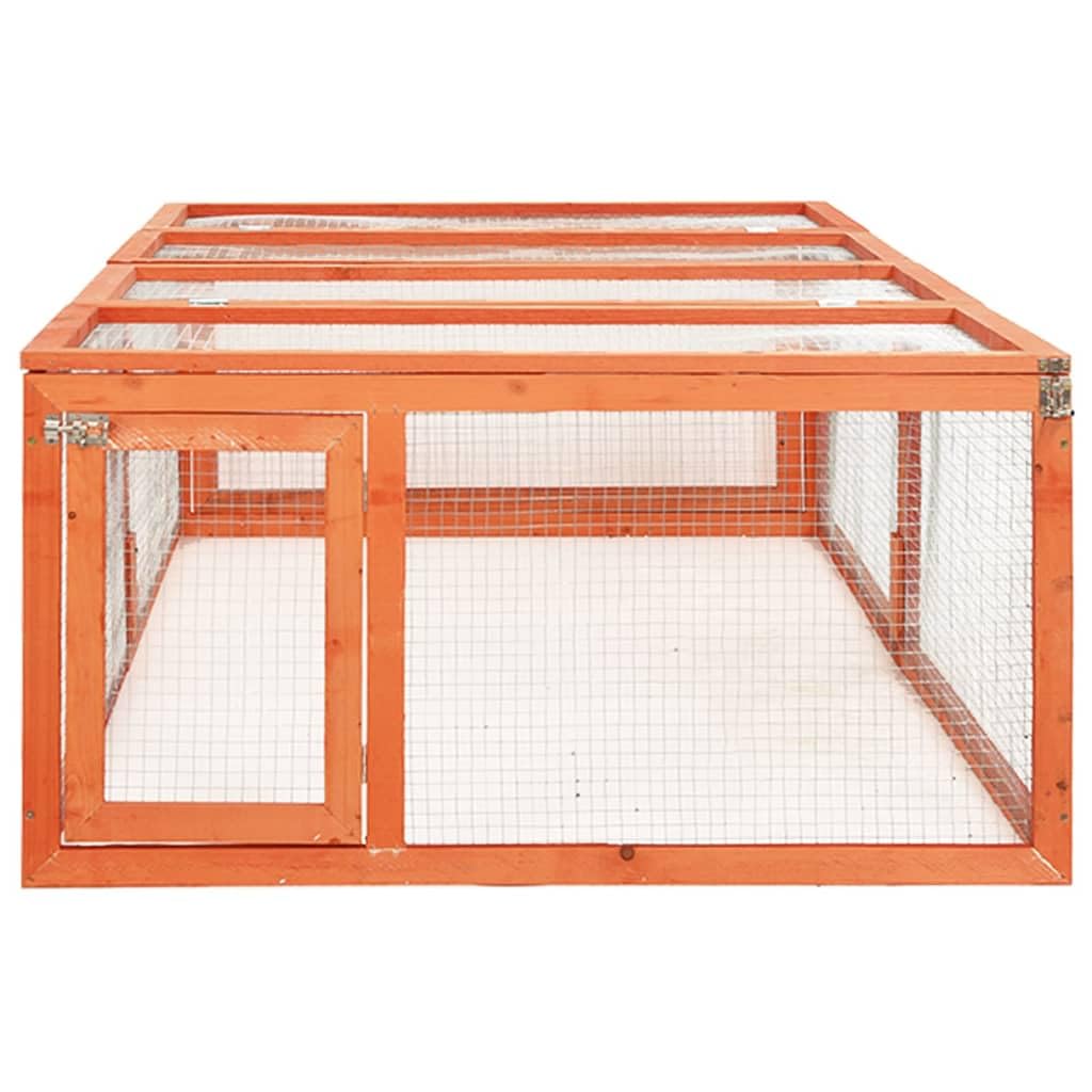 SKM Rabbit Hutch 72&quot;x35.4&quot;x18.1&quot; Solid Firwood