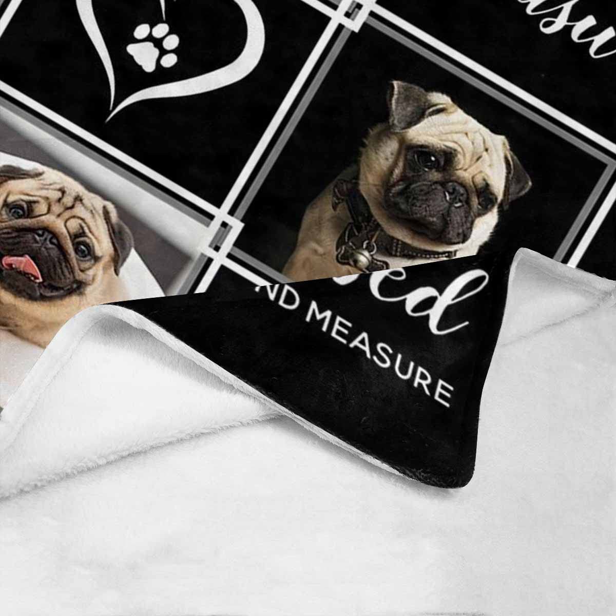 Interestprint Personalized Blanket In Loving Memory Of Loss Dog, Custom Pet Loss Sympathy Memorial Blanket