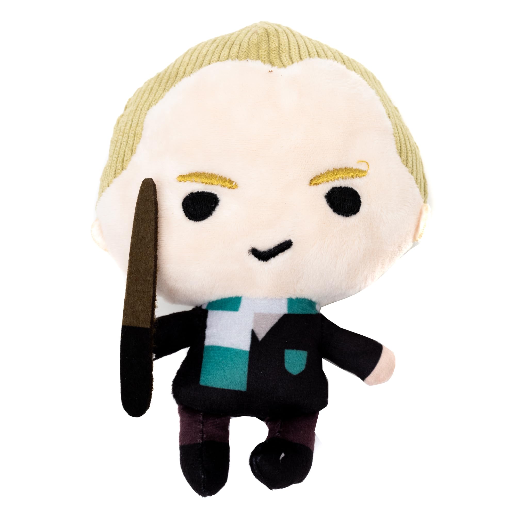 Buckle-Down The Wizarding World Of Harry Potter Squeaky Plush Dog Toy For Large, Medium & Small Dogs, Draco Malfoy Standing Char