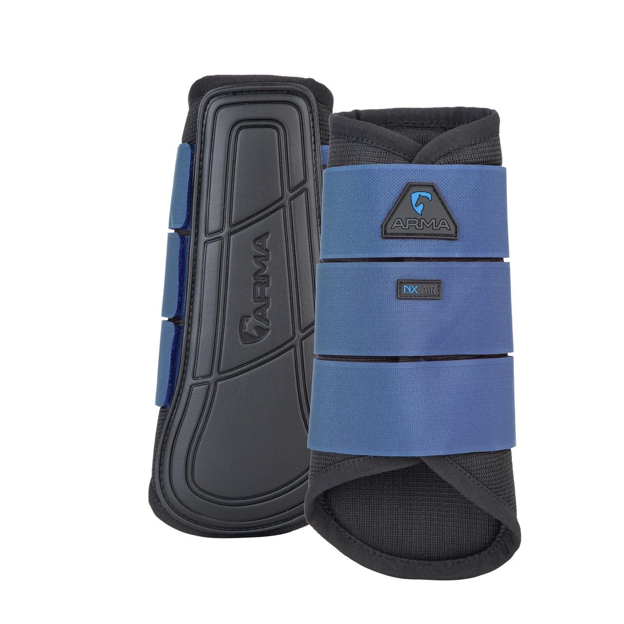 Shires Arma Air Motion Brushing Boots (Navy, Cob)