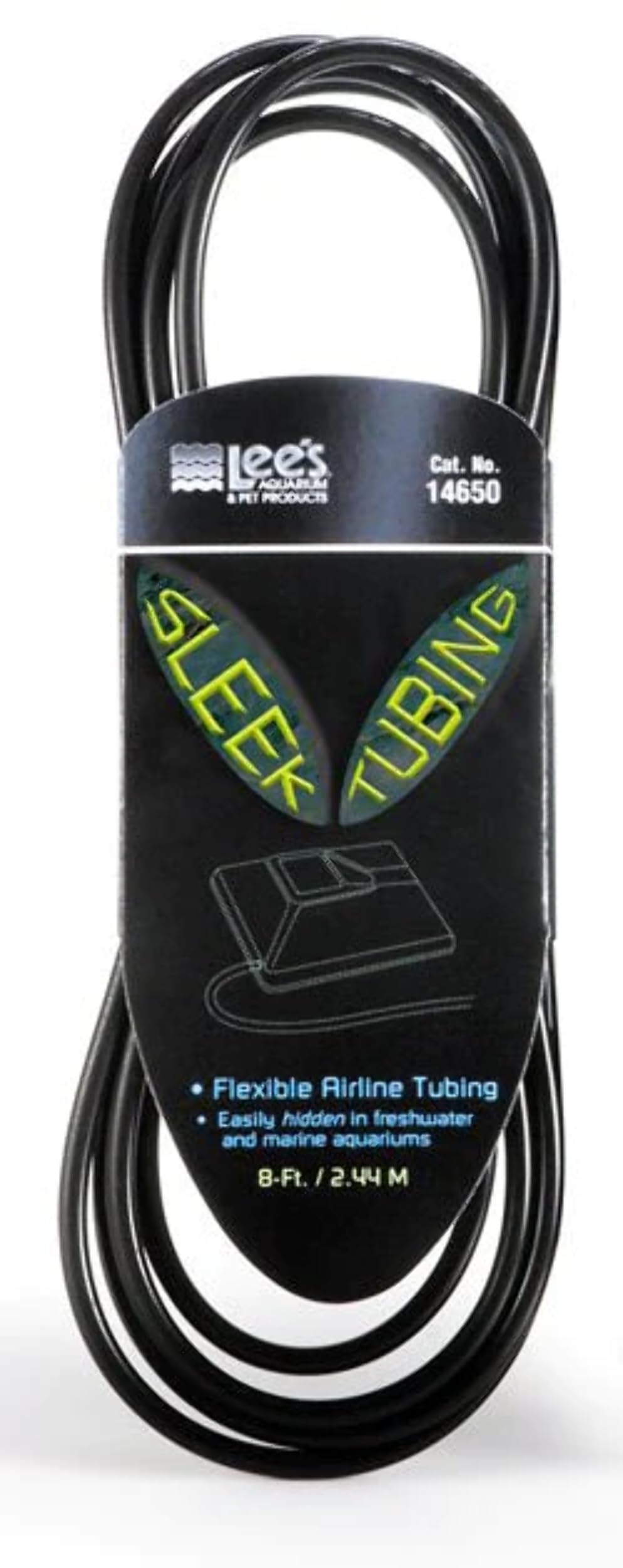 Lees Sleek Airline Tubing, 25-Foot, Black