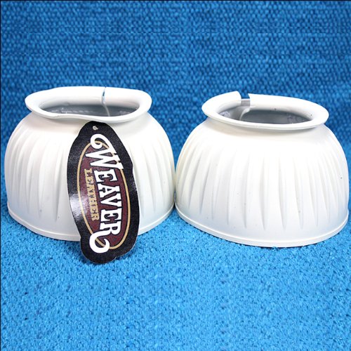 Weaver Double hook and loop Bell Boots L White