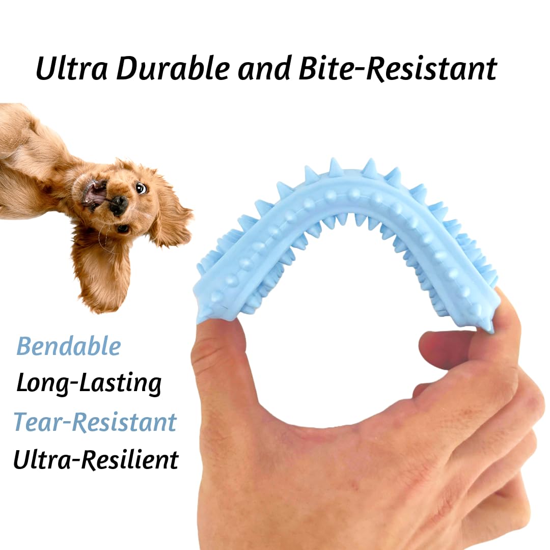 Simplyy Rubber Bone Dog Chew Toy - Durable & Long-Lasting Bite-Resistant Chew Toy For Dogs Perfect For Fun, Dental Health, And E