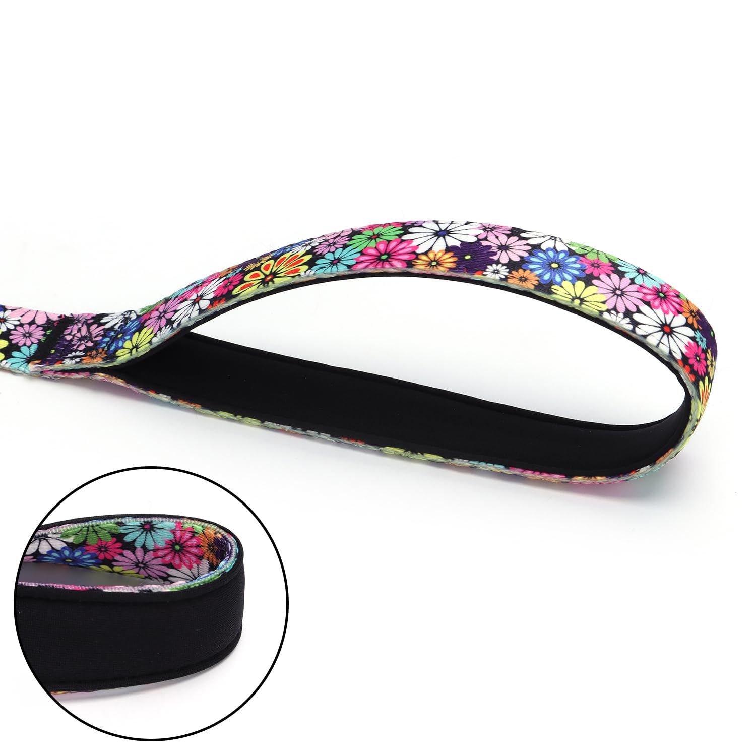 Pimaodog Dog Leash For Training And Walking - Fashionable Floral Print, Suitable For Medium To Large Dogs - With Climbing Lock B