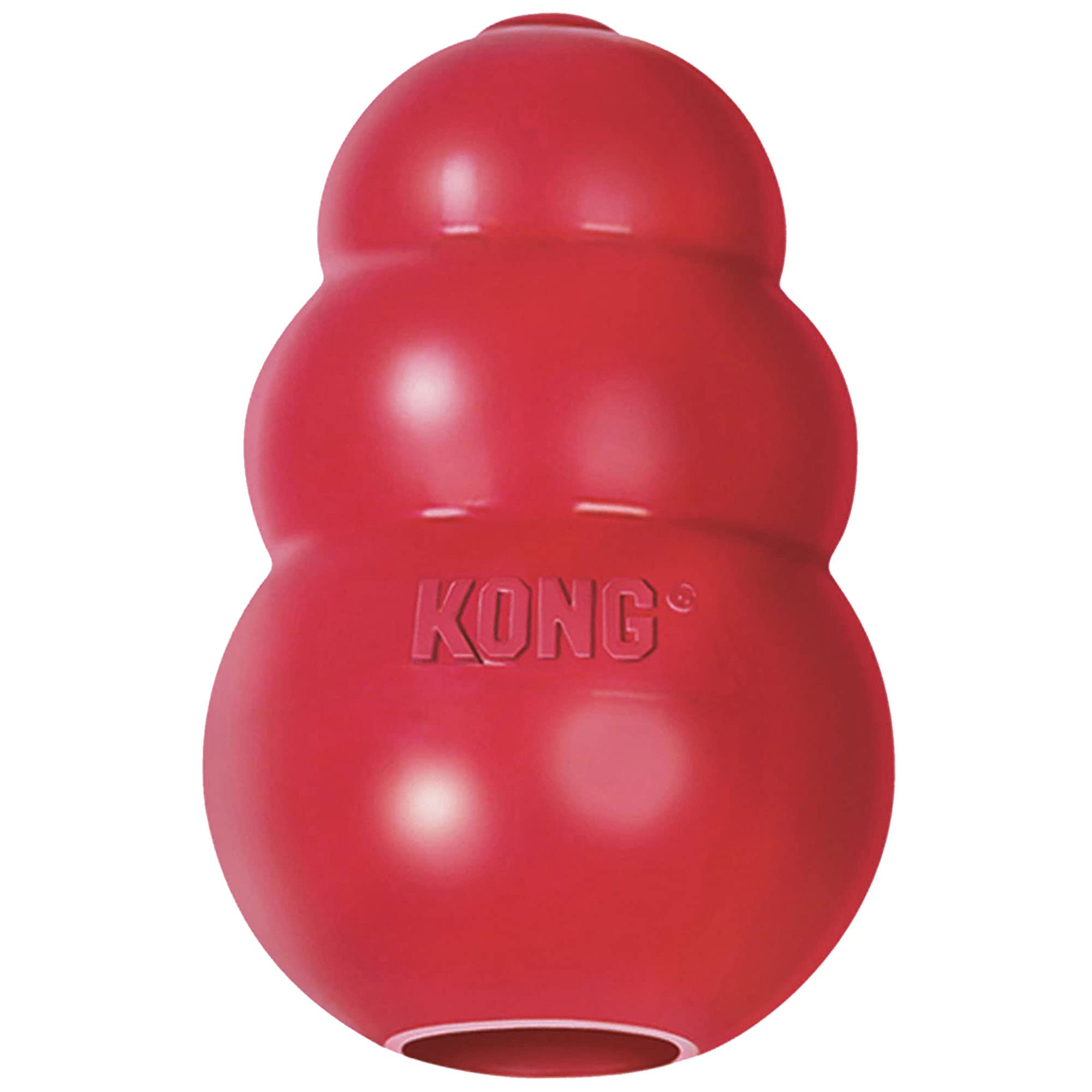 Kong Classic Stuffable Dog Toy - Fetch & Chew Toy For Dogs - Treat-Filling Capabilities & Erratic Bounce For Extended Play Time - Durable Natural Rubber Material - For Small Dogs