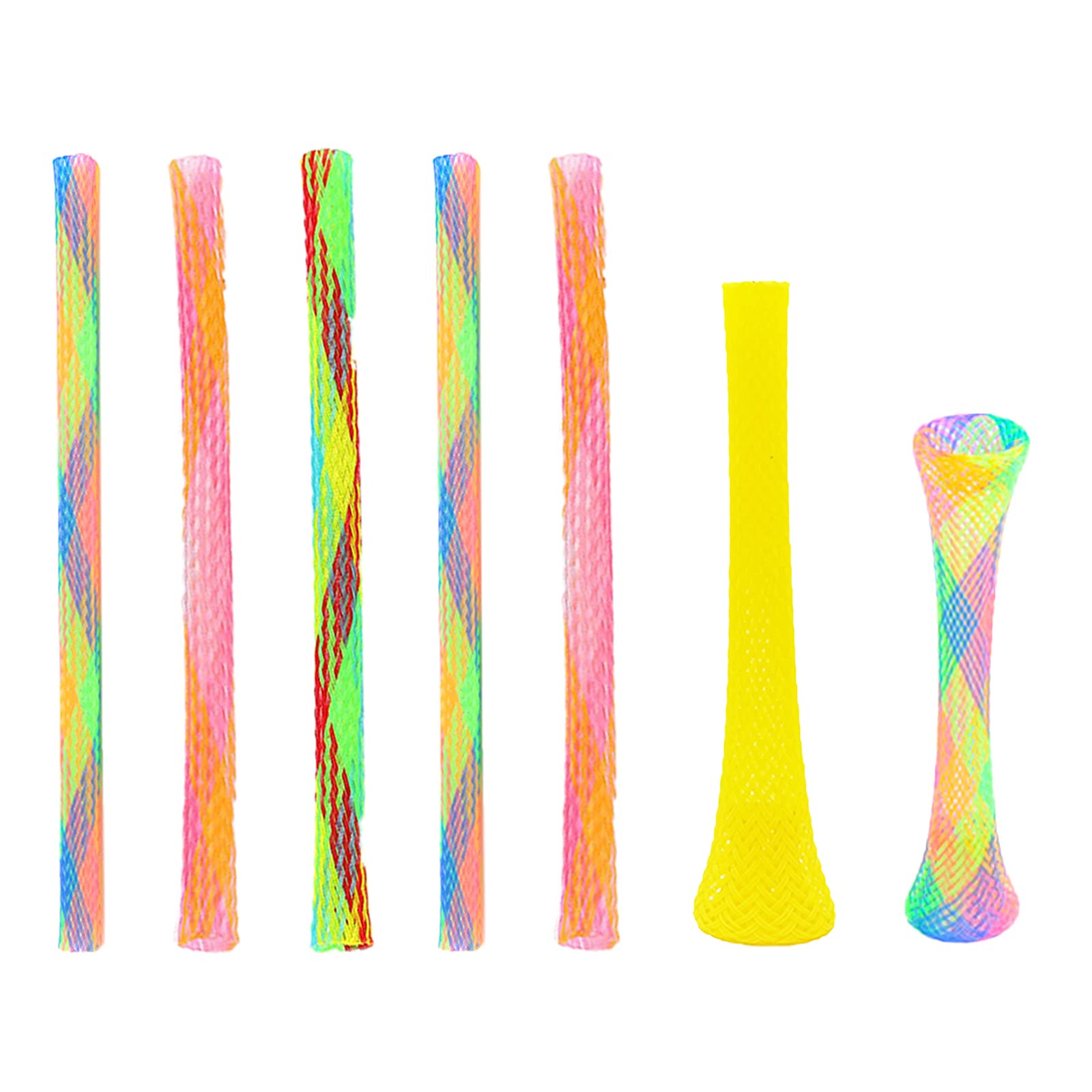 ISMARTEN Cat Spring Toys, 30 Packs Cat Tube Spring Toy Interactive Cat Toy for Indoor Cats, Plastic Spring Coils Attract Cats to