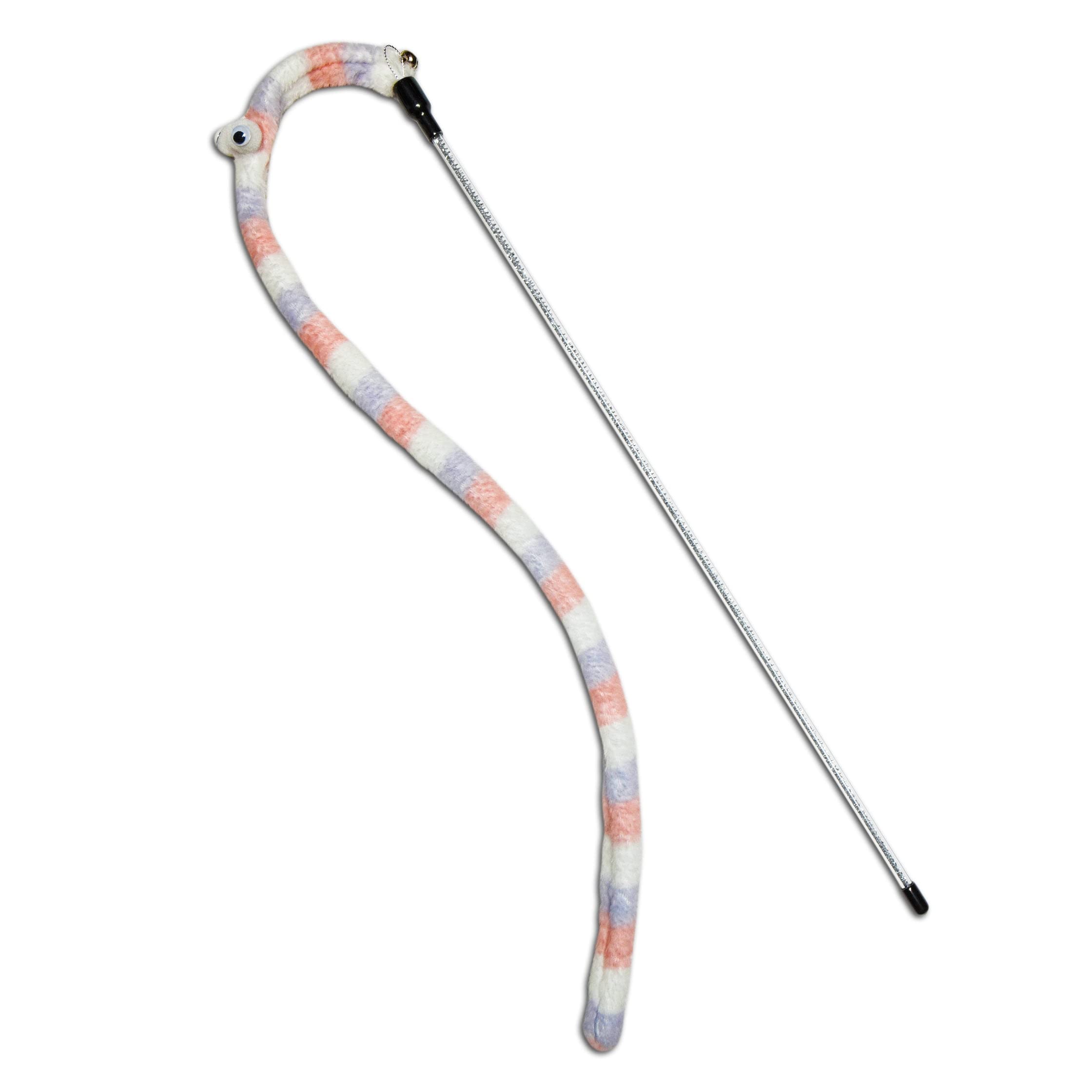 Touchcat  Worm-Tail Designer Wand Cat Teaser(D0102Haxijg.)