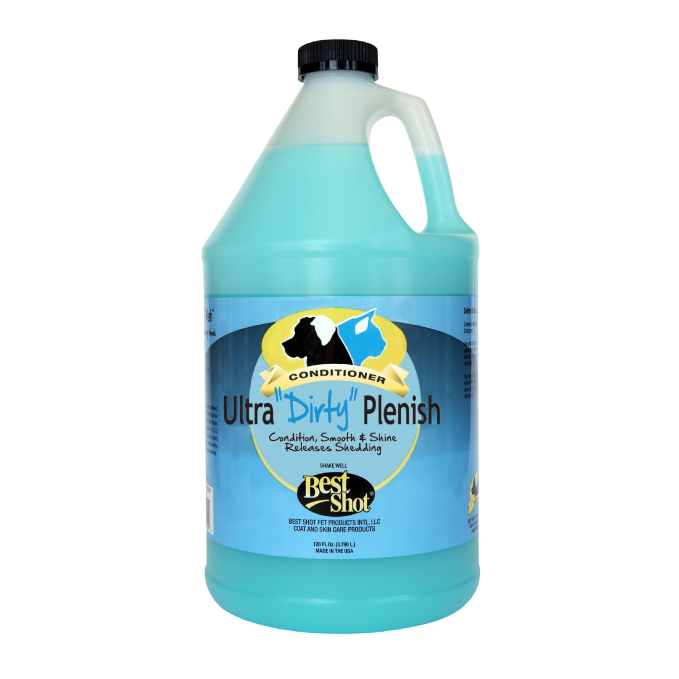 Best Shot Ultra Dirty Plenish Conditioner, Ideal Pet Grooming Conditioner, Protein-Enriched Moisturizing Conditioner For Dogs, C