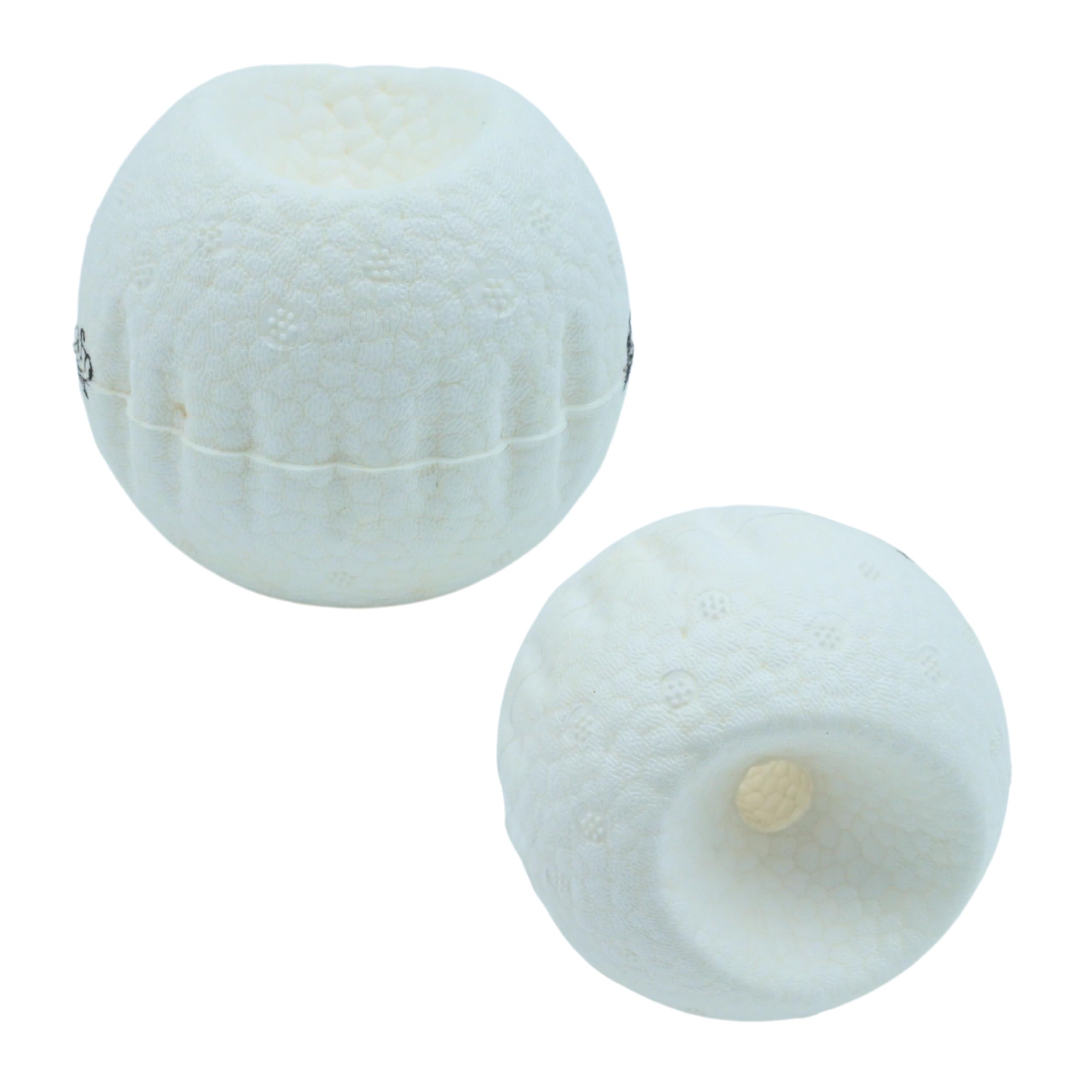 DOGBAR White Turbo Ball Toy for Dogs | Meta Series | Ultra Lightweight, Durable, Floats on Water | Perfect for Fetch for All Dog