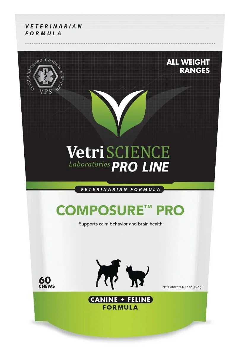 VETRISCIENCE Calming Bites for Pets, Chicken, 60 Chews - – Petocart