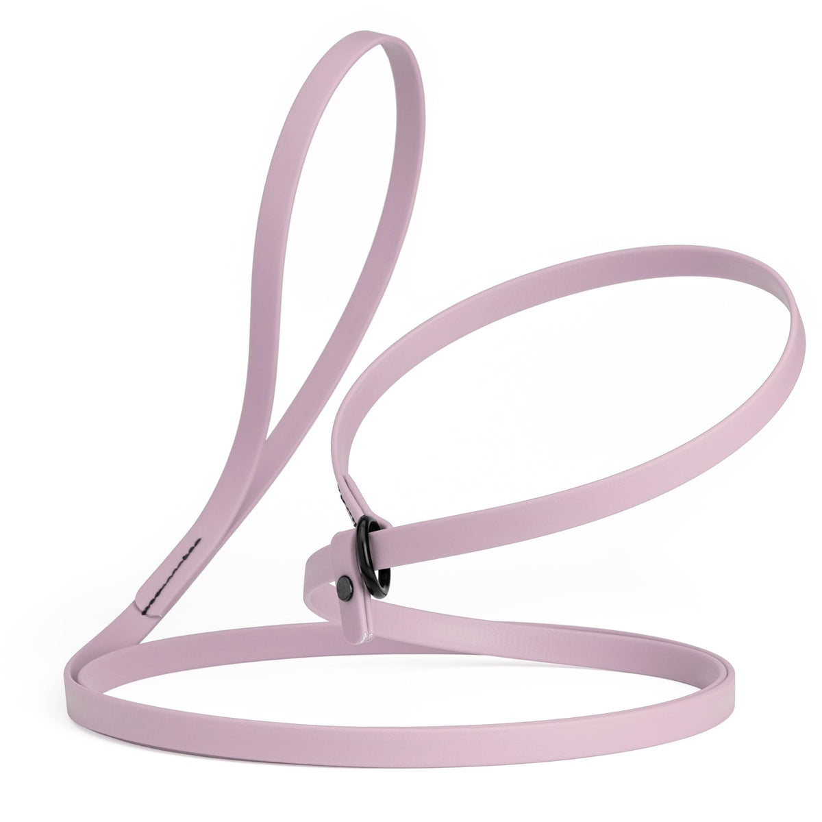 Dogline Biothane Slip Dog Leash - For Small, Medium And Large Dogs - Odor Free Slip Lead, Heavy Duty And Durable Material Kennel Lead - Pastel Purple - 7Ft L X 1/2In W
