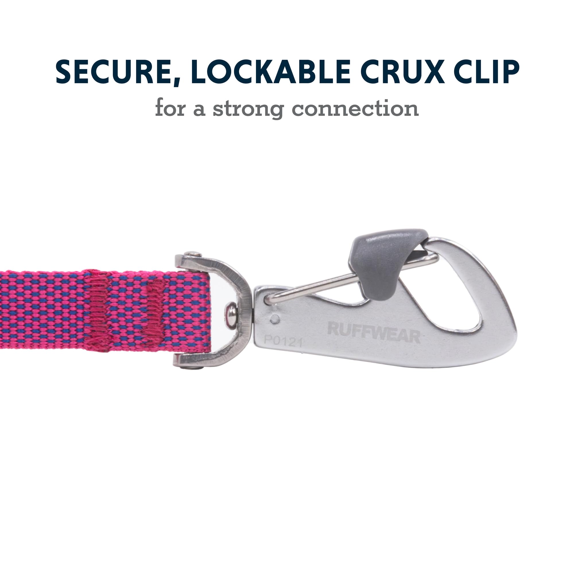 Ruffwear, Hi & Light Dog Leash, Minimal Ultralight Lead For Everyday Walks And Runs, 4.5 Ft, Alpenglow Pink