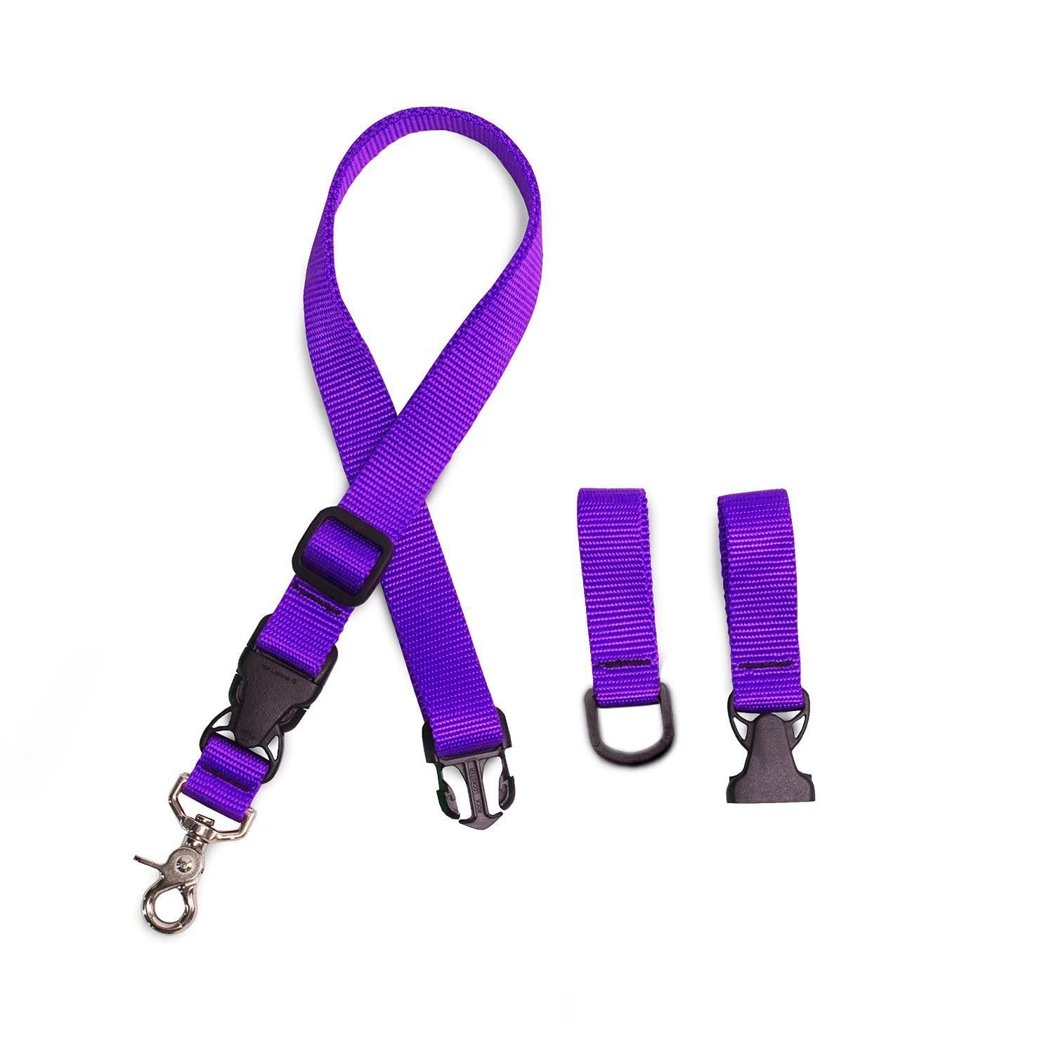 The Buddy System Accessories For Our Dog Leashes Made In Usa (Extra Buddy, Regular Dog Purple)