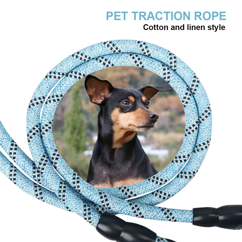 5 Dog Leash, Reflective Heavy Duty Five Way Dog Leash, Suitable For All Types Of Dogs, Multiple Dog Leash, 360 Swivel Tangle Fre
