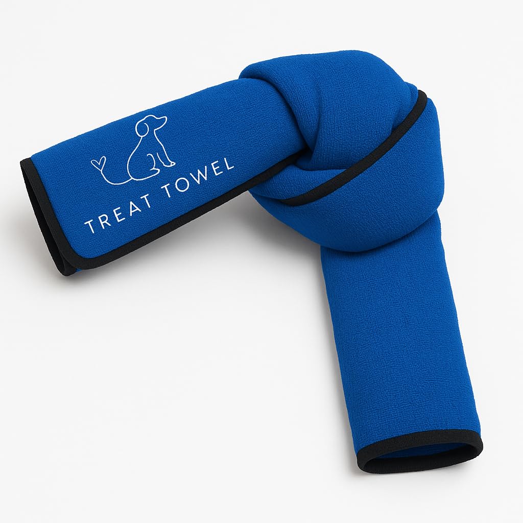 Green Treat Towel (Blue)