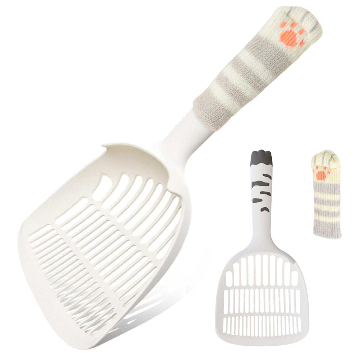 Cat Scooper For Litter Box, Cat Litter Scoop, Kitty Litter Scoop, Cat And Dog Poop Collector, Pet Litter Sifter, Cute Handle, Ca