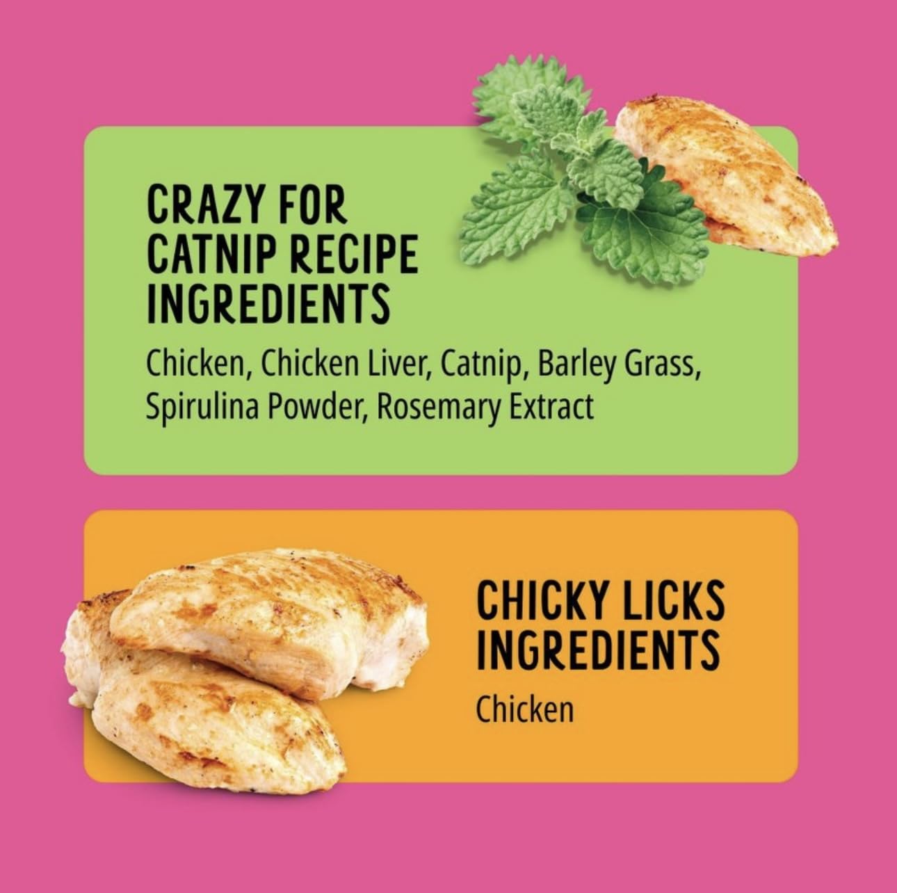 Bonkers Purrpops Freeze-Dried Cat Treats, Catnip and Chicken Flavors, 18 Count Value Pack