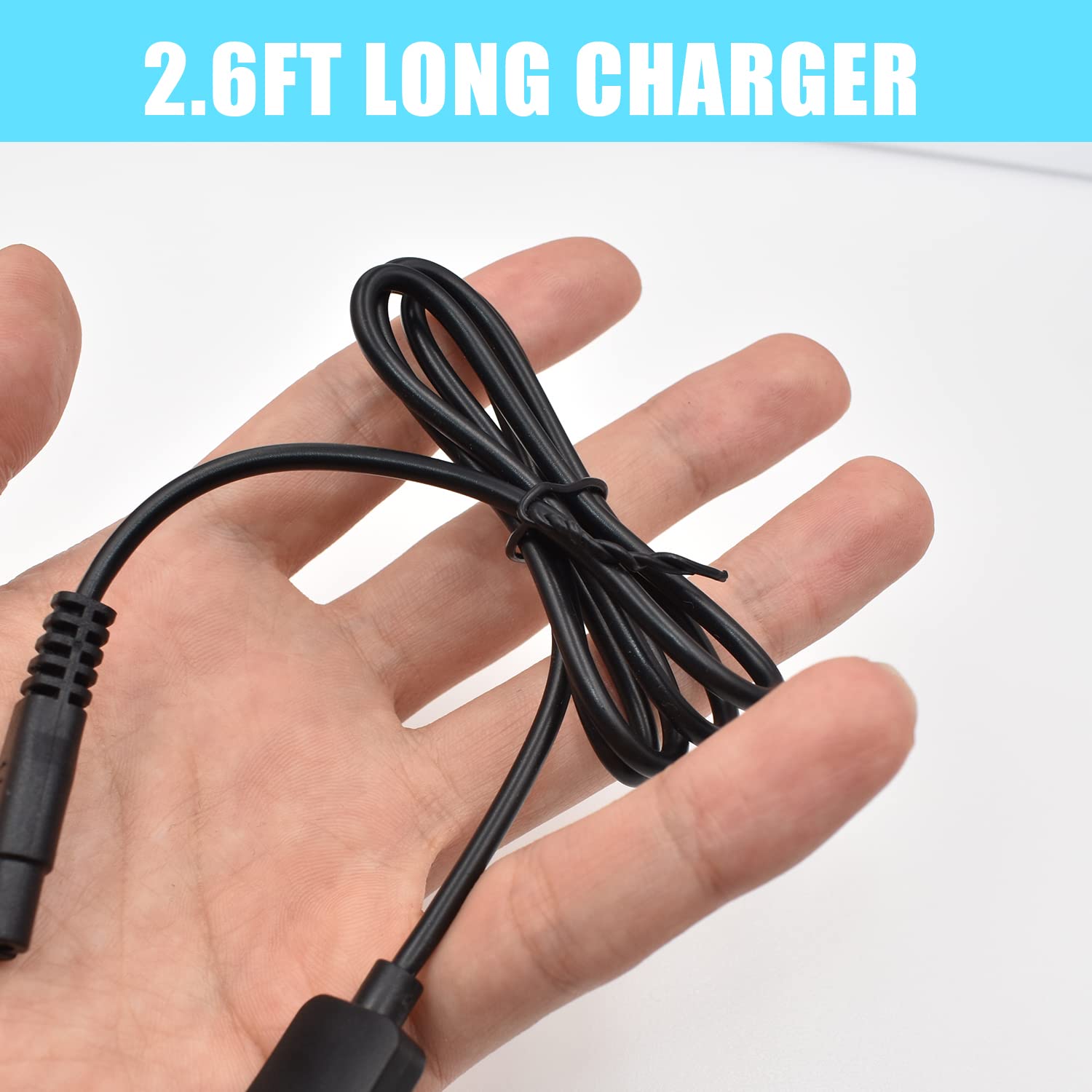 BOEEA Universal Hair Clipper Charger Cord, Replacement Charger Cable Compatible with Various Dog Clippers,Fit oneisall Dog Clipp