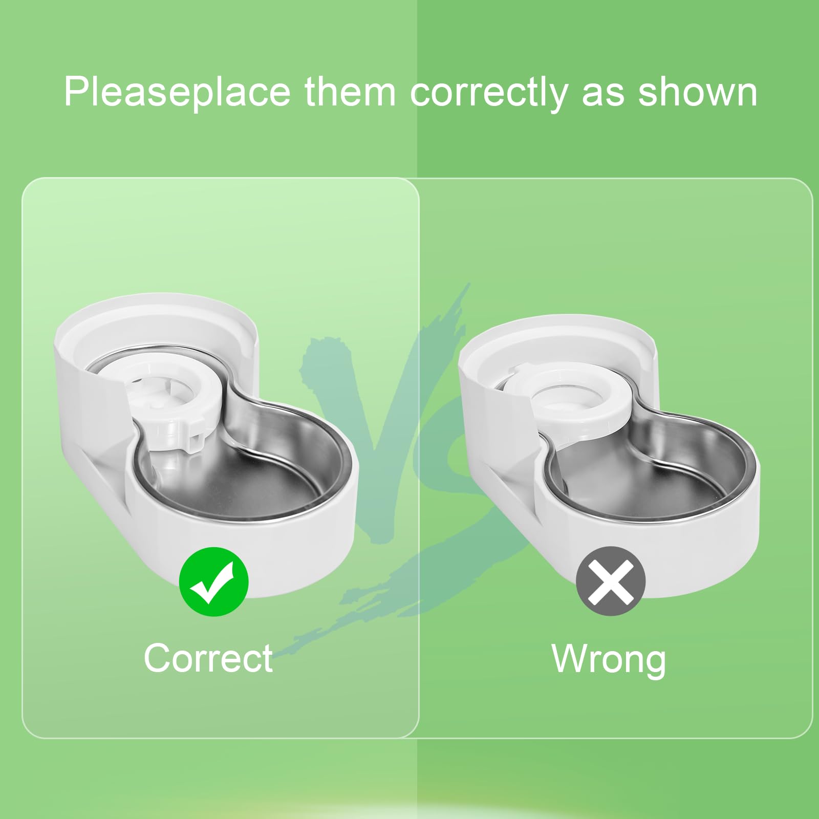 Dog Water Dispenser Filters, Triple Filtration System For 3L/3.6L/4.6L/6L/8L Pet Water Dispenser, Pet Fountain Filter Replacemen