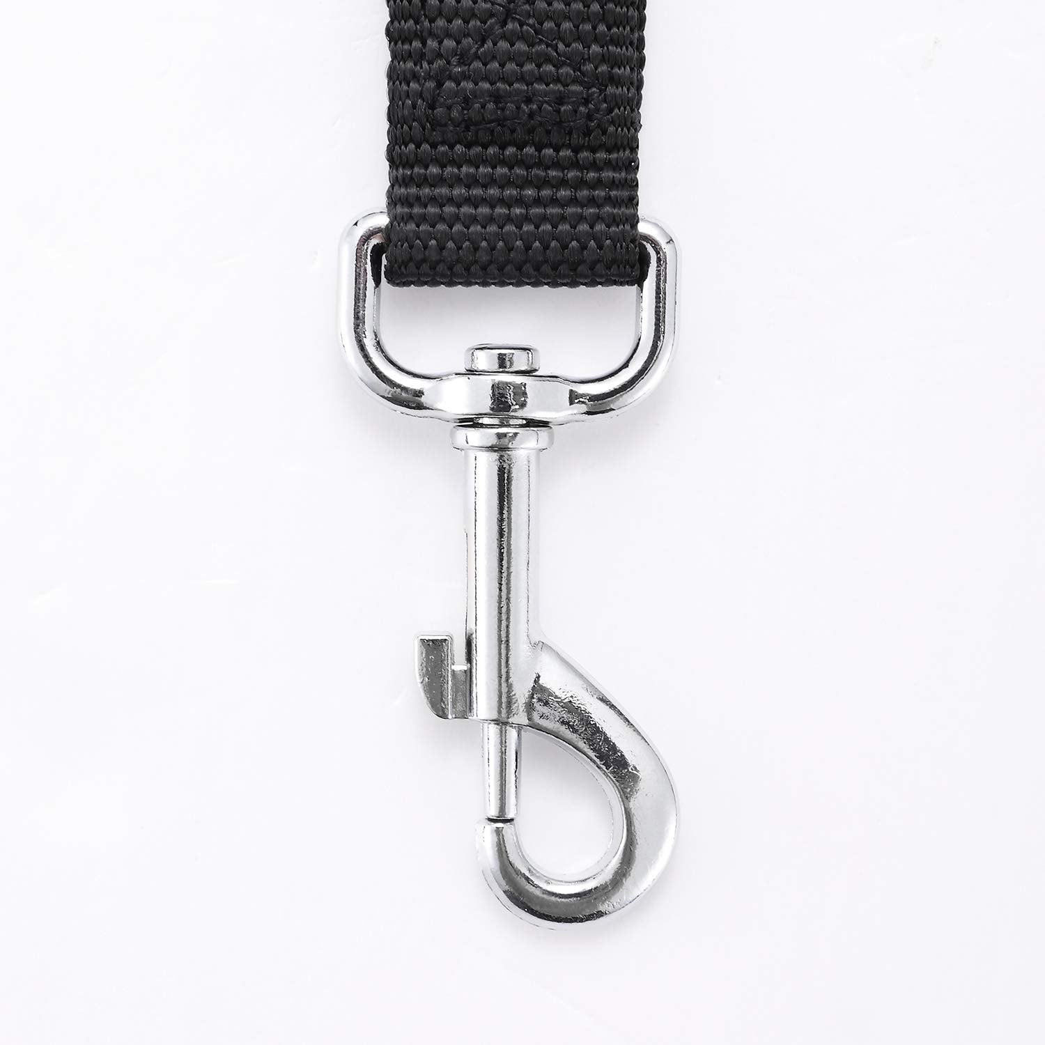 Siumouhoi Strong Durable Nylon Dog Training Leash, 1 Inch Wide Traction Rope, 6 Ft 10Ft 15Ft Long, For Small And Medium Dog (Black, 10 Feet)