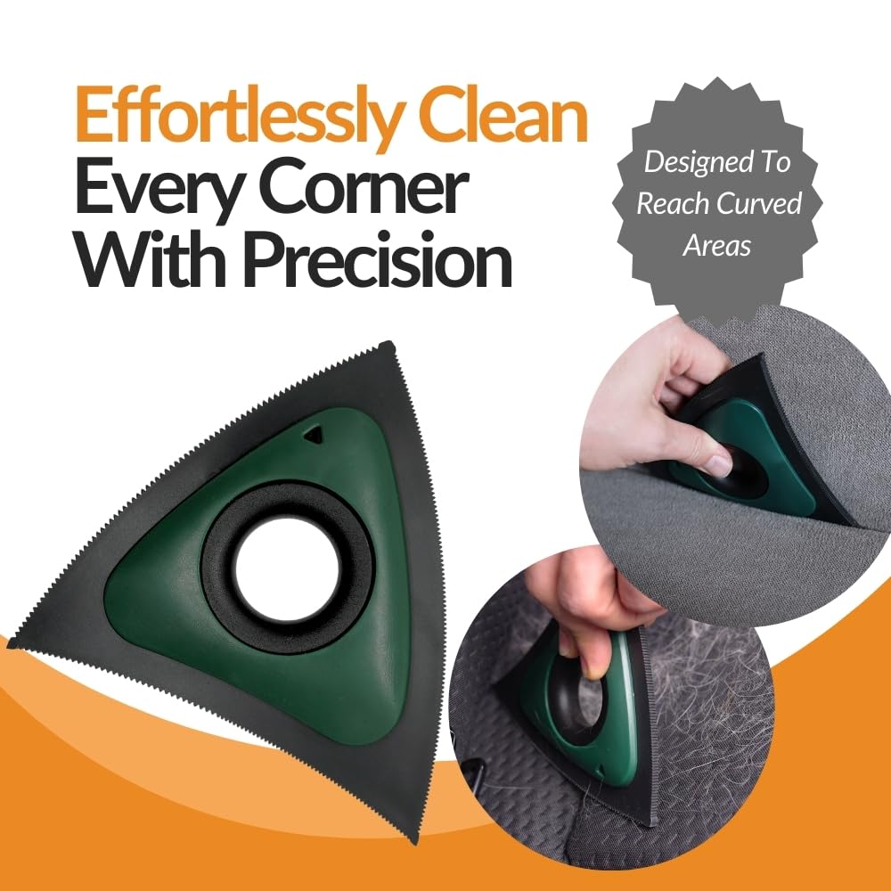 Pet Hair Removal Tool For Car & Home- Dog Hair Remover For Car- Cat Hair Remover Furniture- Car Detailing Kit- Dog Hair Remover