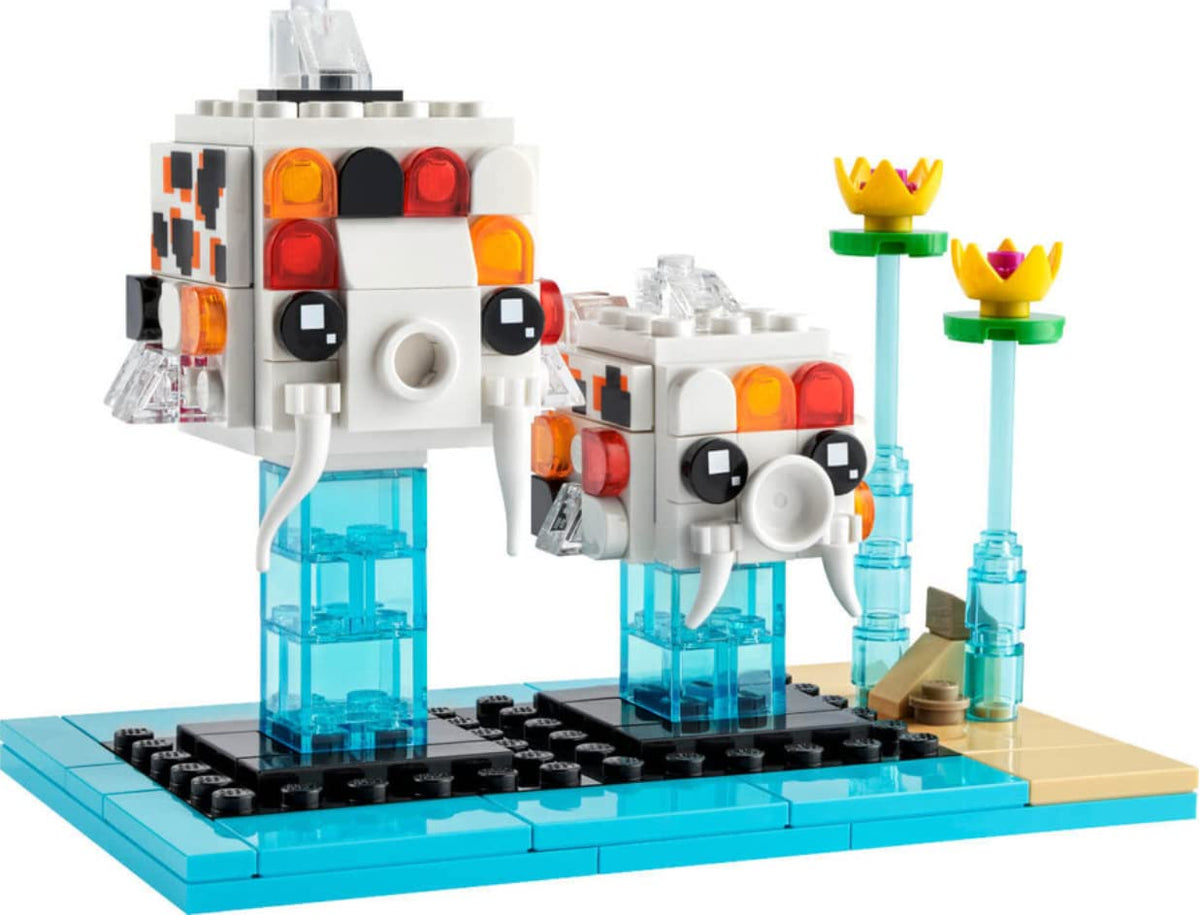 Lego Brickheadz Pets Dogs, Cats, Fish, Birds Or Hamsters (Choose Pet) (Koi Fish 40545)