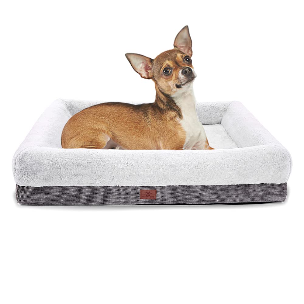Orthopedic Dog Bed For Large Dogs And Medium Dogs, Dog Sofa Bed With Waterproof Liner Pad And Removable Washable Cover, Dog Mat For Crates And Couch,Puppy Bed, Pet Bed