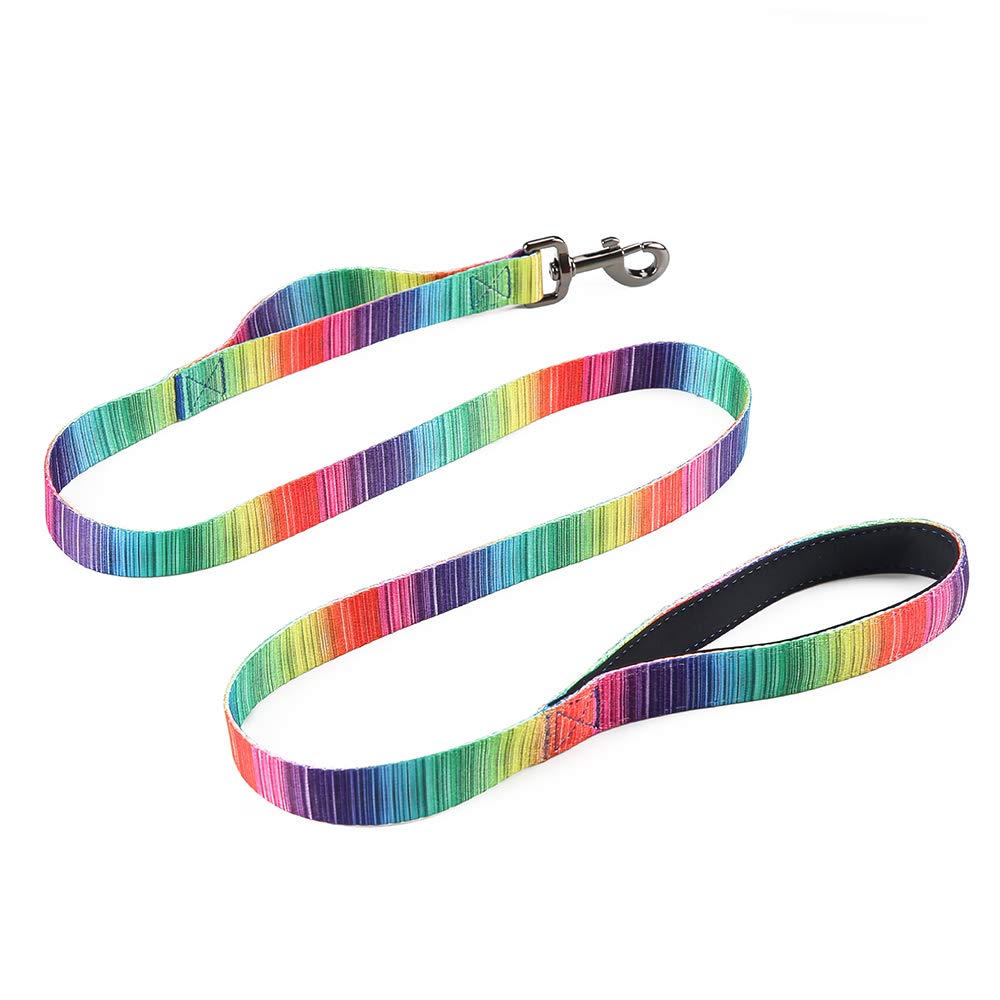 Dyaprwu Dog Leash - Durable For Small, Medium & Large Dogs (L56 W1) - Two Control Handles, Color A