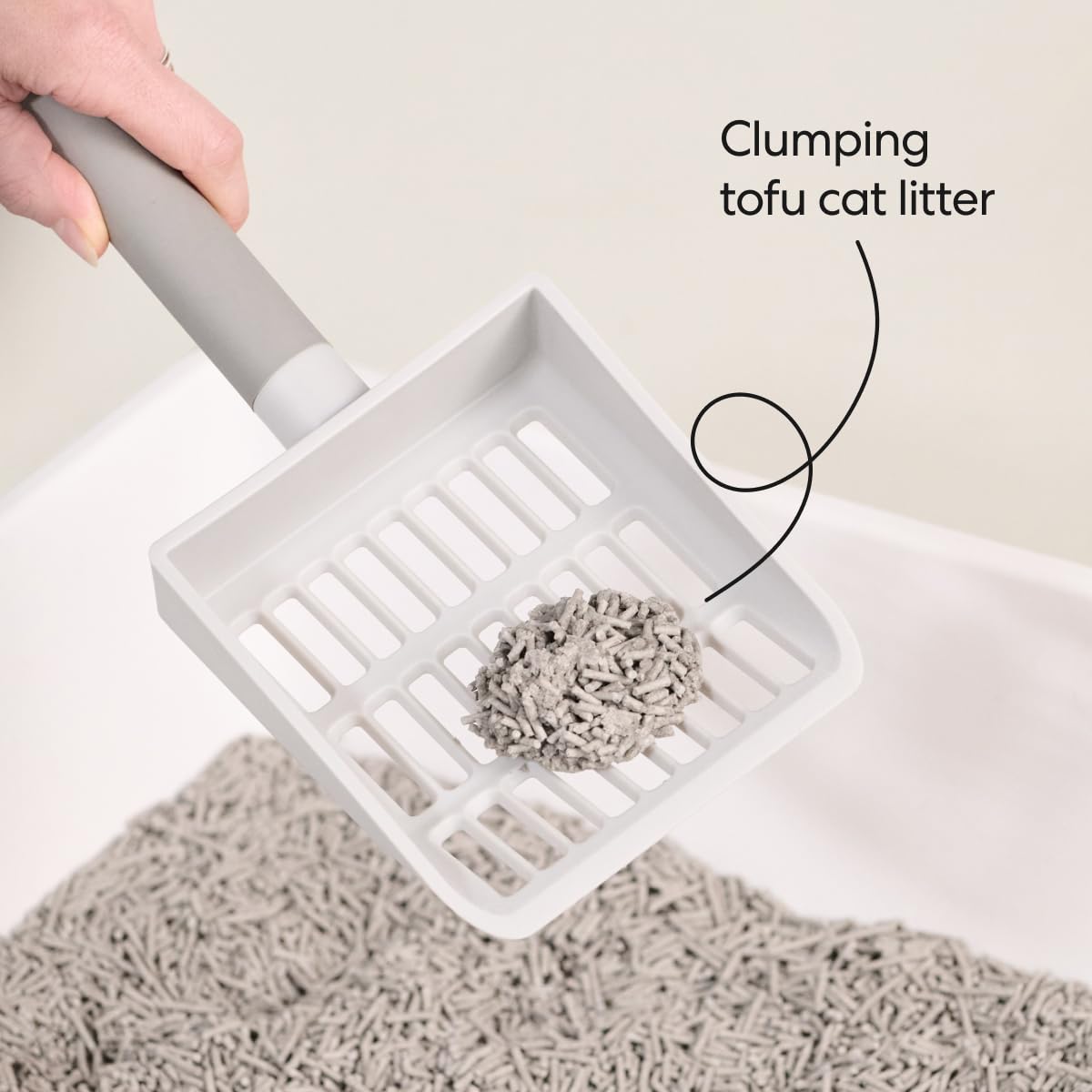 Tuft & Paw Really Great Cat Litter, Low Tracking Tofu Cat Litter, Clumping, Flushable, Odor Control, Dust-Free - 9.25lbs x 2Bags