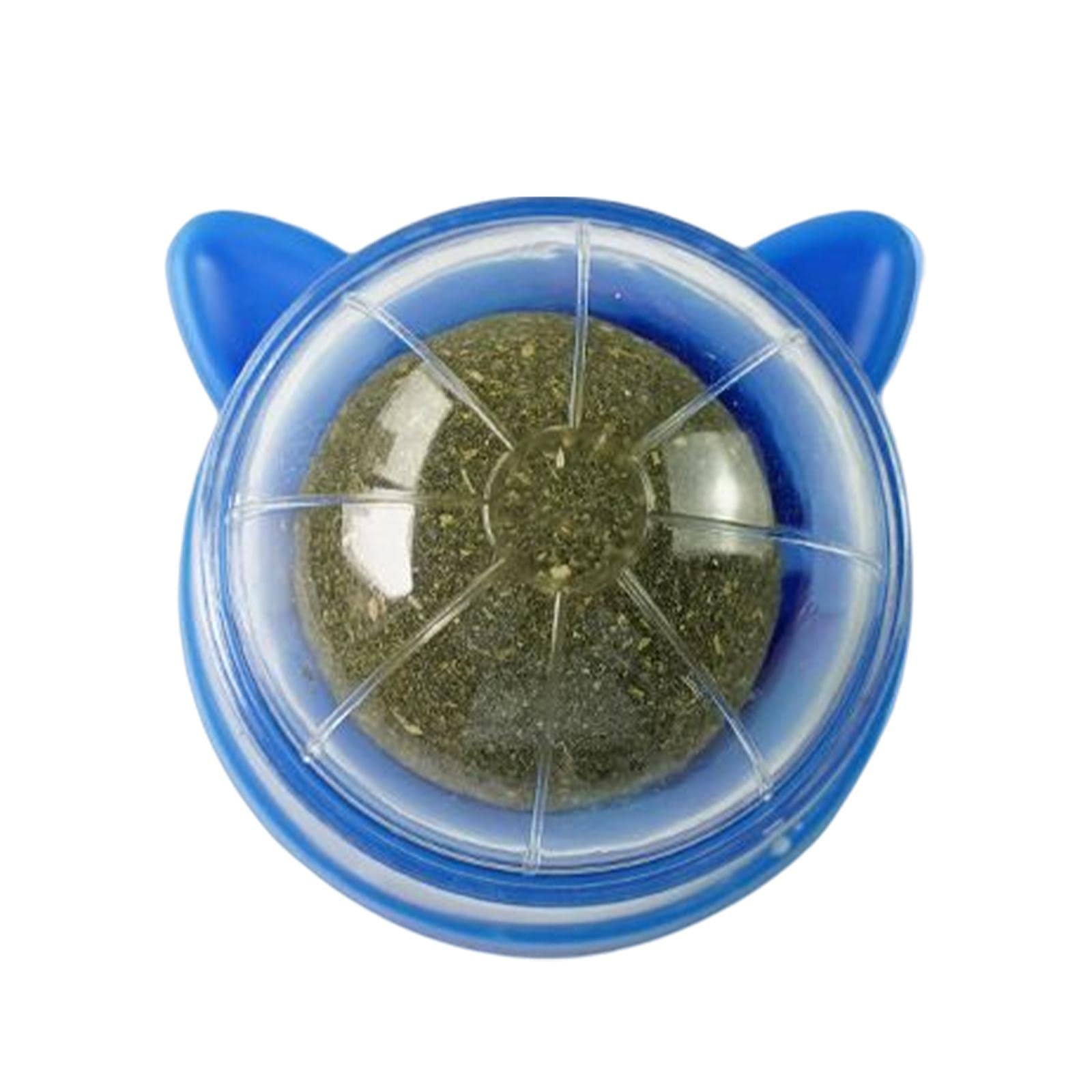 Ecomistiq Catnip Ball Toys Teething Toy Snack Pet French Windows With Lid Chew Cat Stylet| Toys| Supplies |Pet