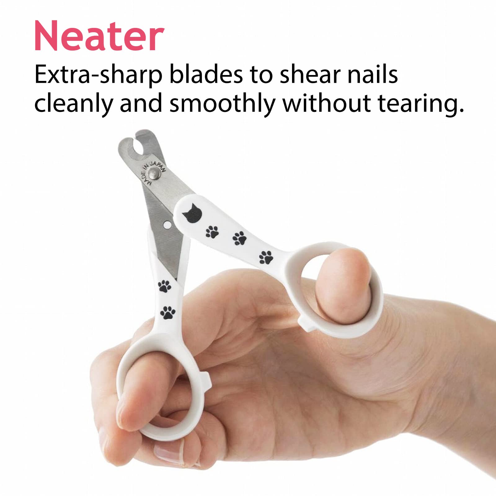 Necoichi Purrcision Feline Cat Nail Clippers Stress-Free, Expertly Crafted In Japan, Neater, Easier, Safer, 30% Thinner Blades, No.1 Seller In Japan!