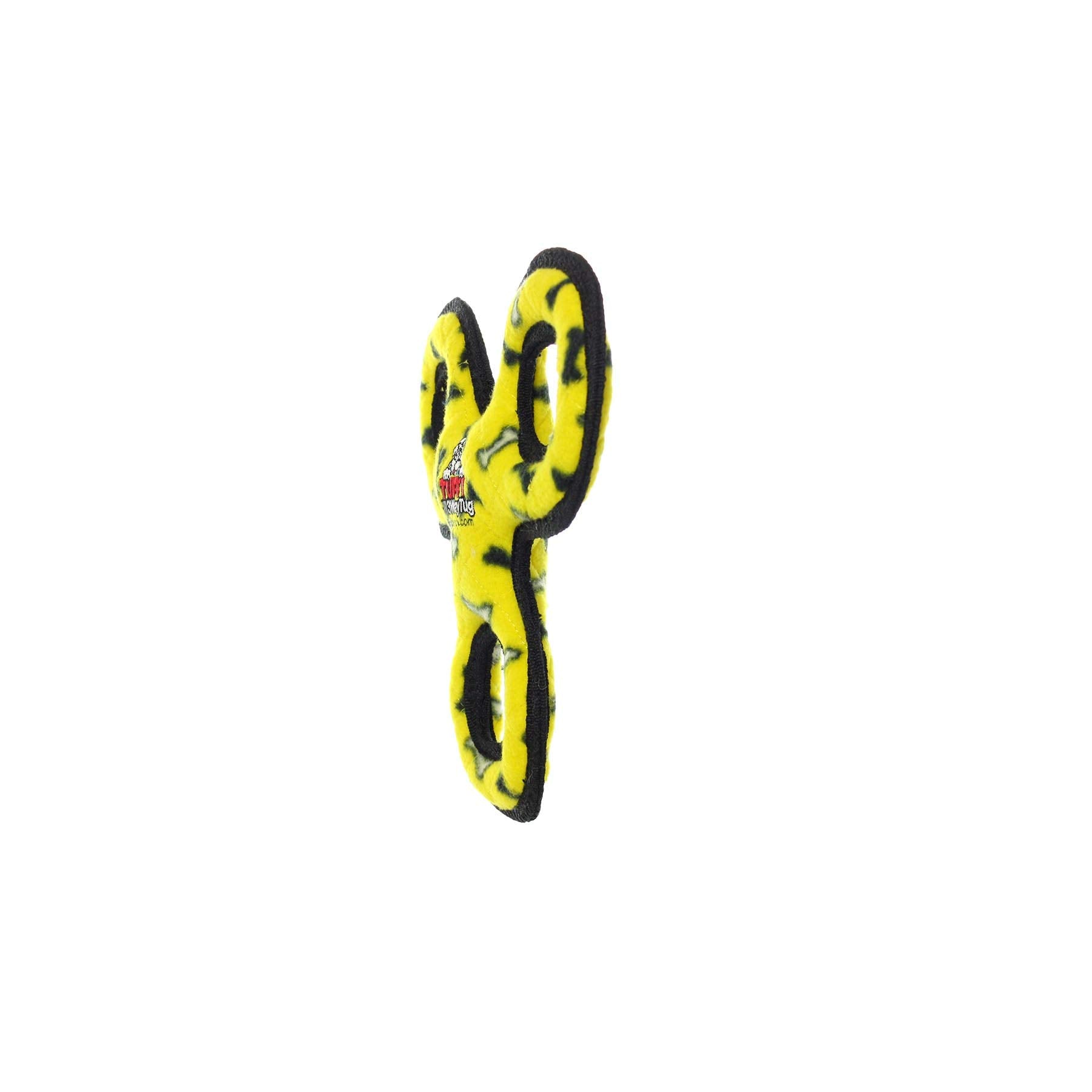 TUFFY - World s Tuffest Soft Dog Toy - Junior 3 Way Tug - Squeakers - Multiple Layers. Made Durable, Strong & Tough. Interactiv