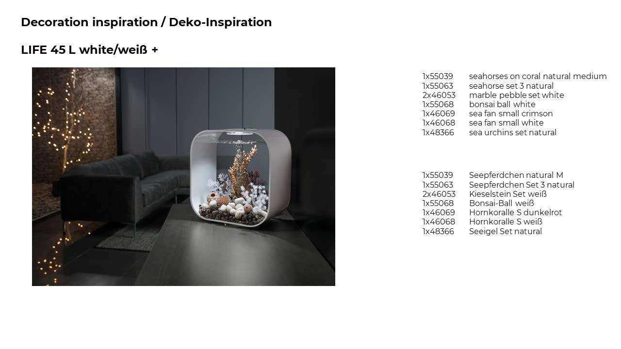 Biorb Seahorse Set Of 3, Durable Seahorse Replicas, Beige, Aquarium Decorations