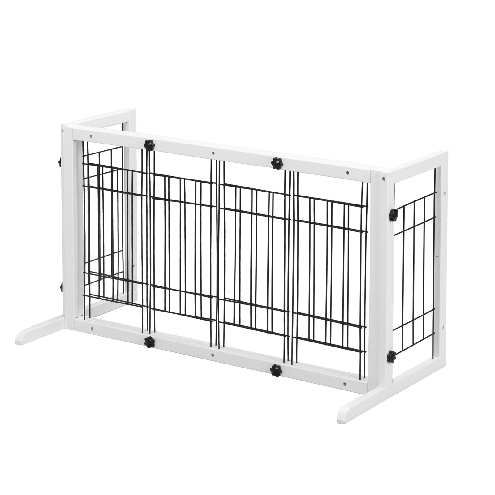 Oleksil 39'-71' Adjustable Freestanding Baby Safety Gate Playpen Fireplace Baby Gate Dog Fences Indoor Pet Gates Dog Gates For Doorways,Stairs,Child,Toddler