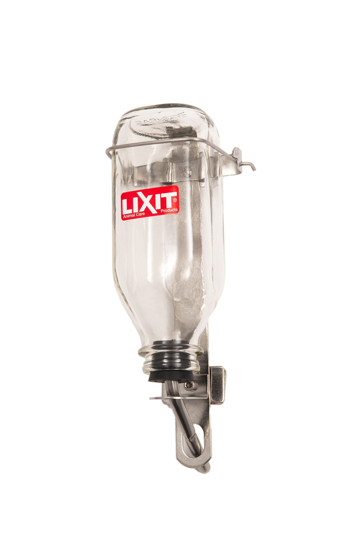 Lixit Heavy Duty Deluxe Glass Water Bottles For Birds, Dogs And Small Animals. (32Oz Medium Tube)