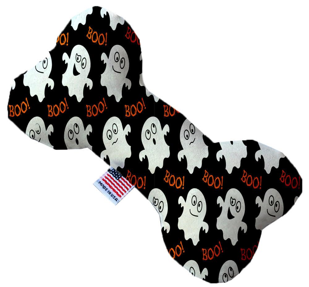 Halloween Pet & Dog Plush Heart or Bone Toy, &quot;Trick-Or-Treat Group&quot; (Available in different sizes, and 10 different patterns!) Little Boo Who 6&quot; Plush Bone