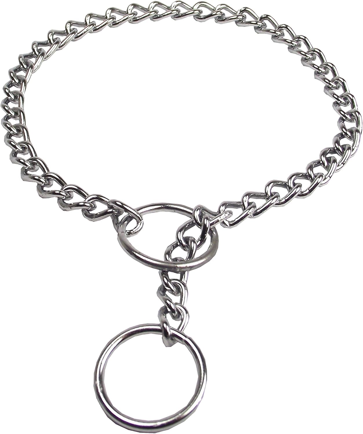Hamilton Extra Fine Choke Chain Dog Collar, 12-Inch