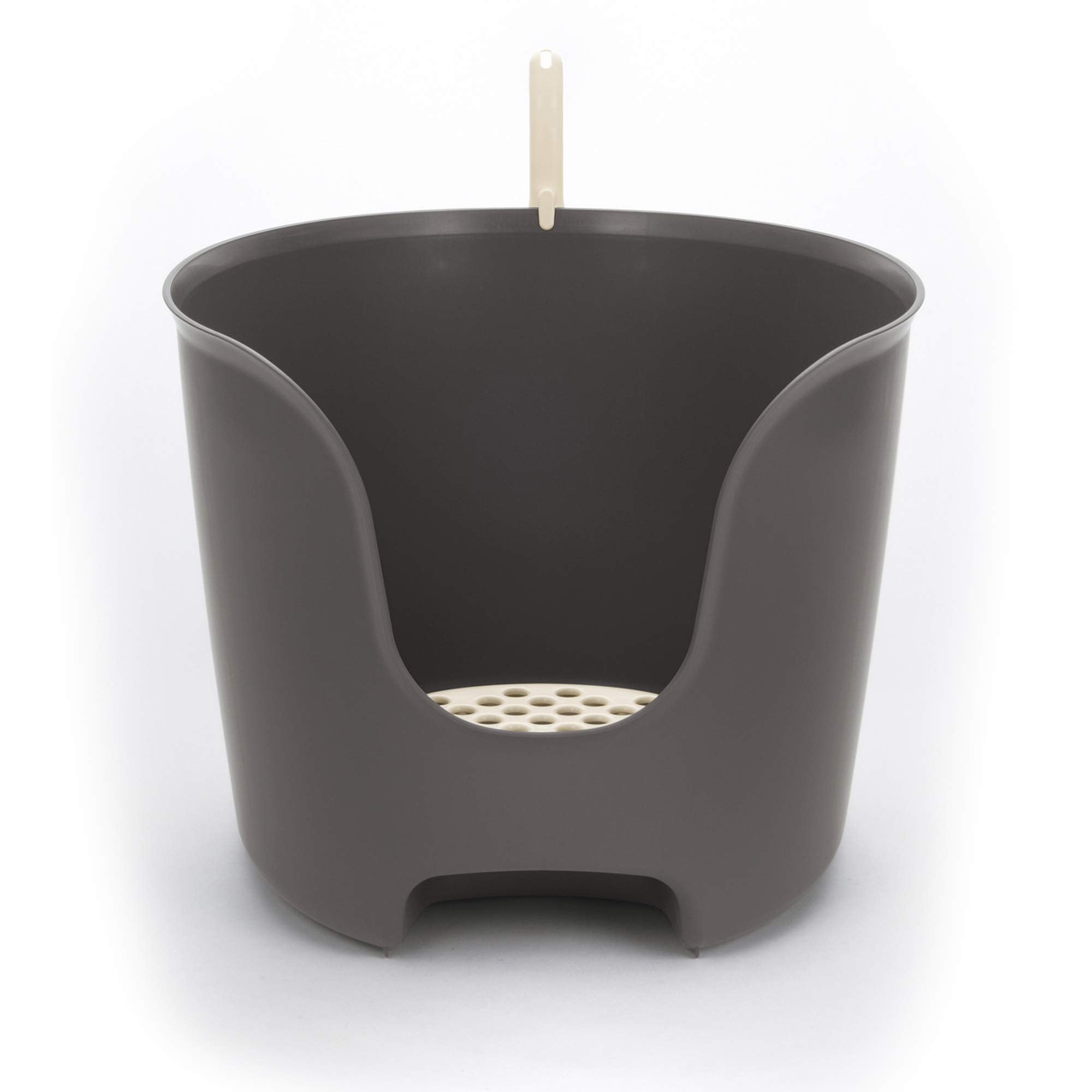 Richell Paw Trax High Wall Cat Litter Box, High Sides Cat Litter Pan