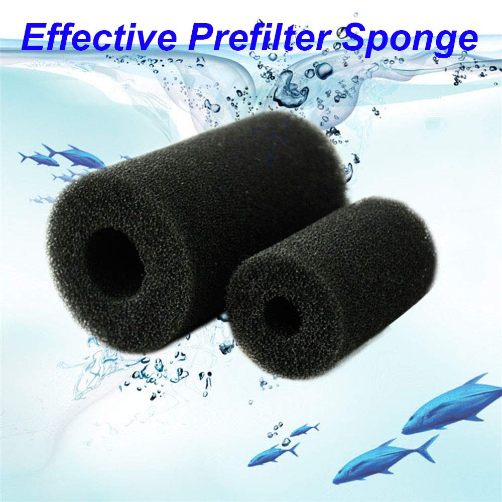 Ekuey 5.9' Pre-Filter Foam Replacement Sponge Filtration Kit For Pond Pump Aquarium Fish Tank, 2 Pack Fit Part No 7209410 7137710