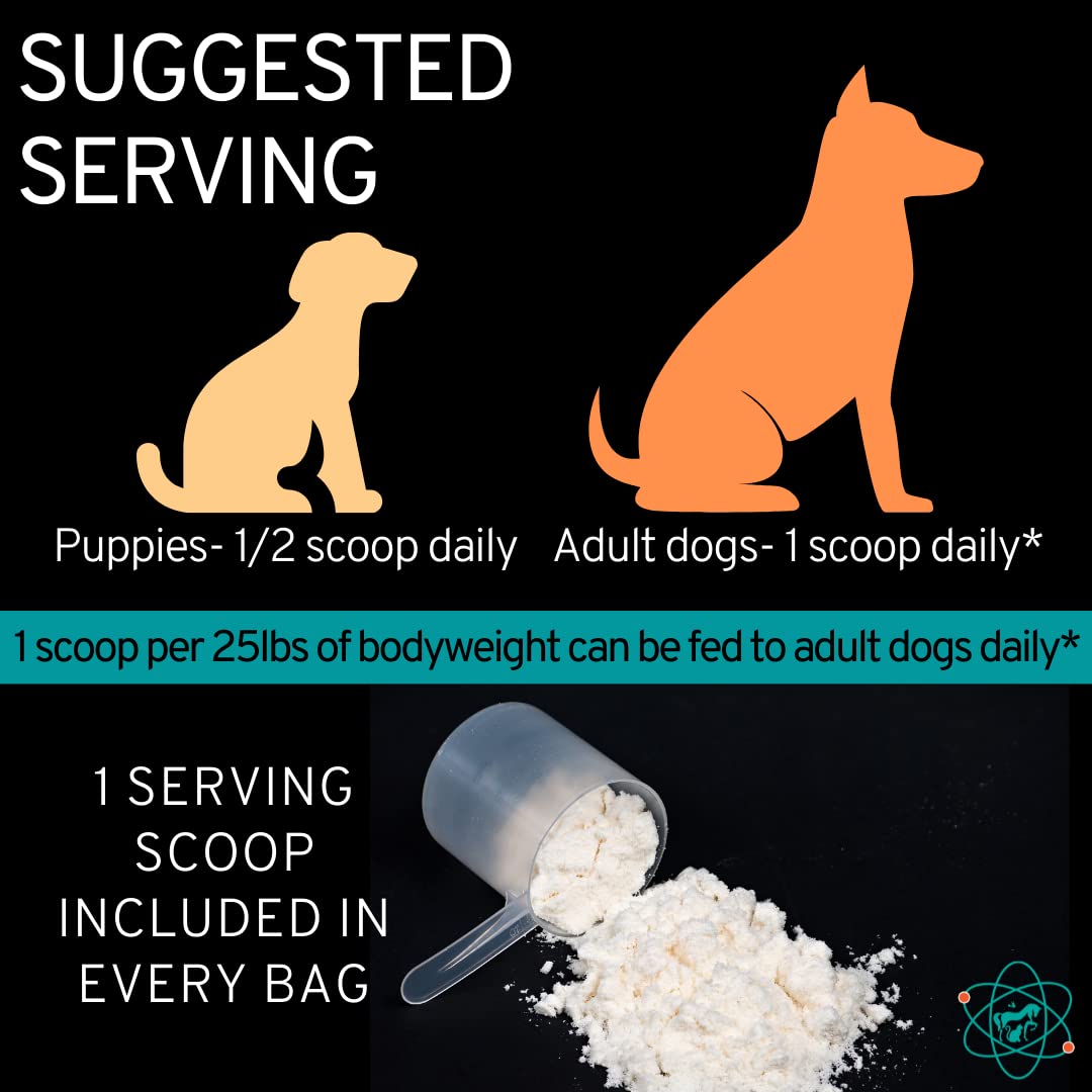 Dog Weight Gainer - 90 Servings - Weight Gain Supplements for Dogs - High Calorie Booster for Dogs - Canine and Dog Muscle Builder - Made in The USA -Like New