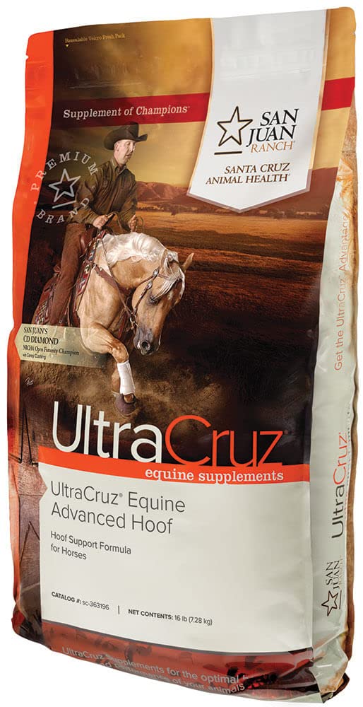 UltraCruz - sc-363196 Equine Advanced Hoof Supplement for Horses, 16 lb, Pellet (224 Day Supply)