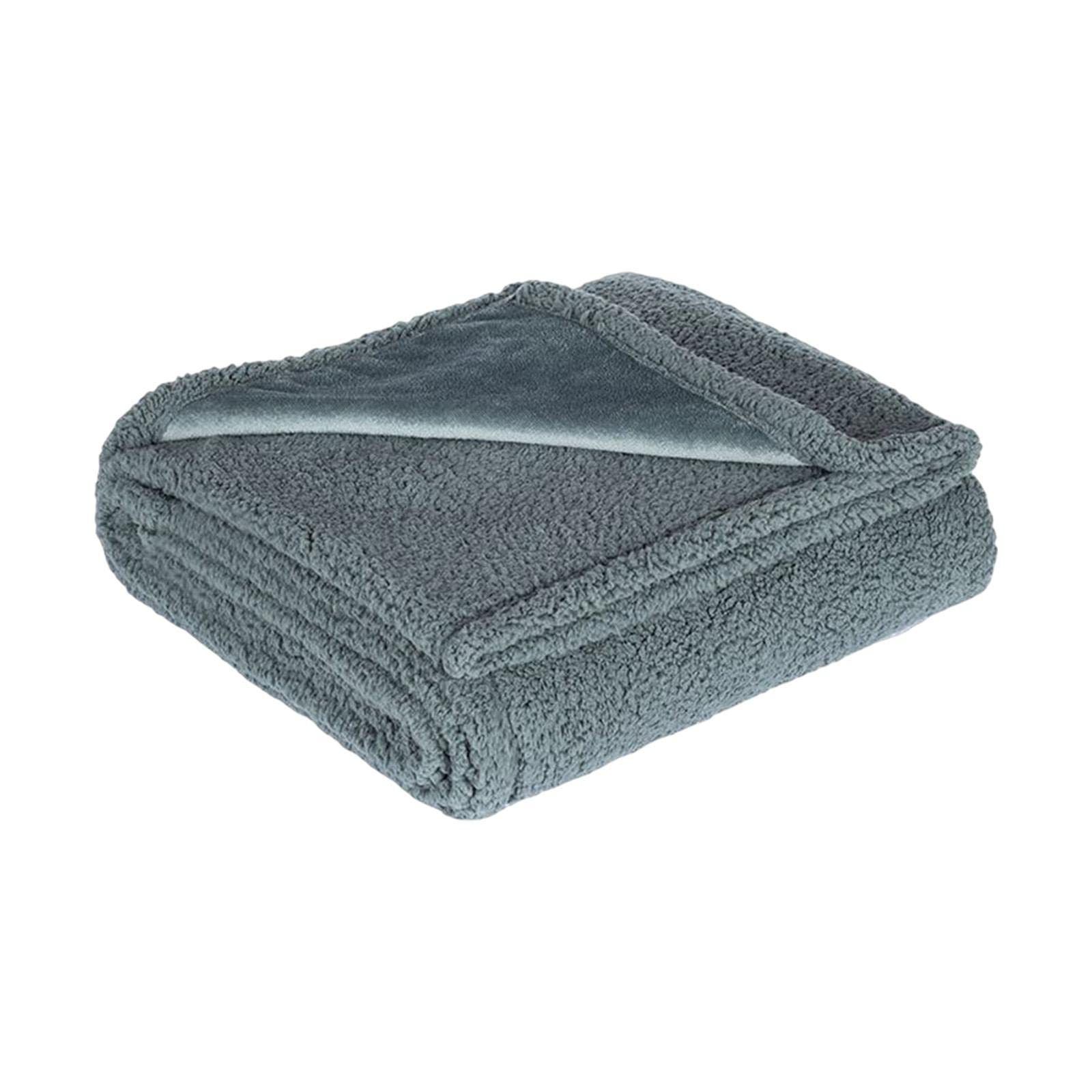 LOOM TREE Dog Blanket Waterproof Flannel Puppy Blanket for Bed Water Resistant Coating Grey Xs