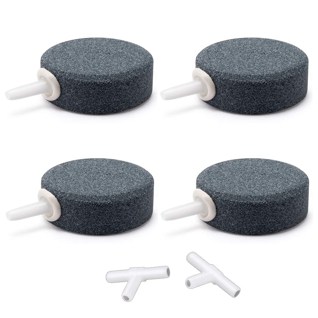 Wenshall 1.6 Inch Air Stone, Aquarium Air Stone, Air Stone For Fish Tank And Hydroponics Air Pump