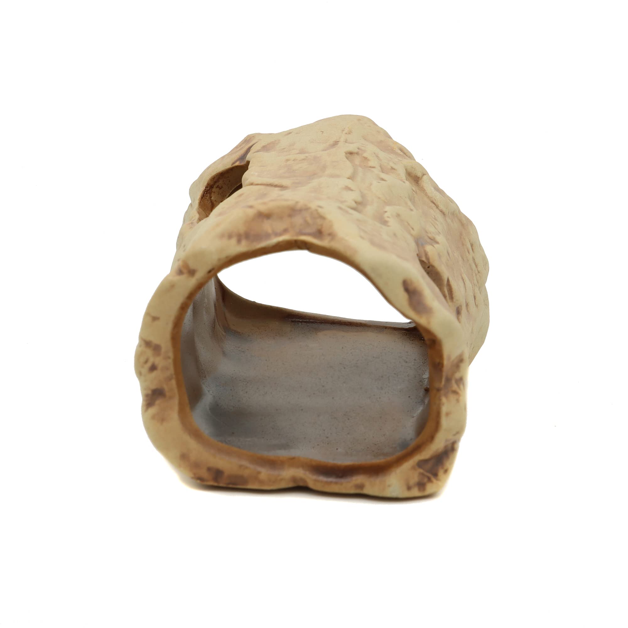 Alegi Aquarium Decorations Log Betta Fish Tank Accessories Ceramic Cave, Betta Fish Toys Decor Hideout For Shrimp Cichlid Hiding Breeding