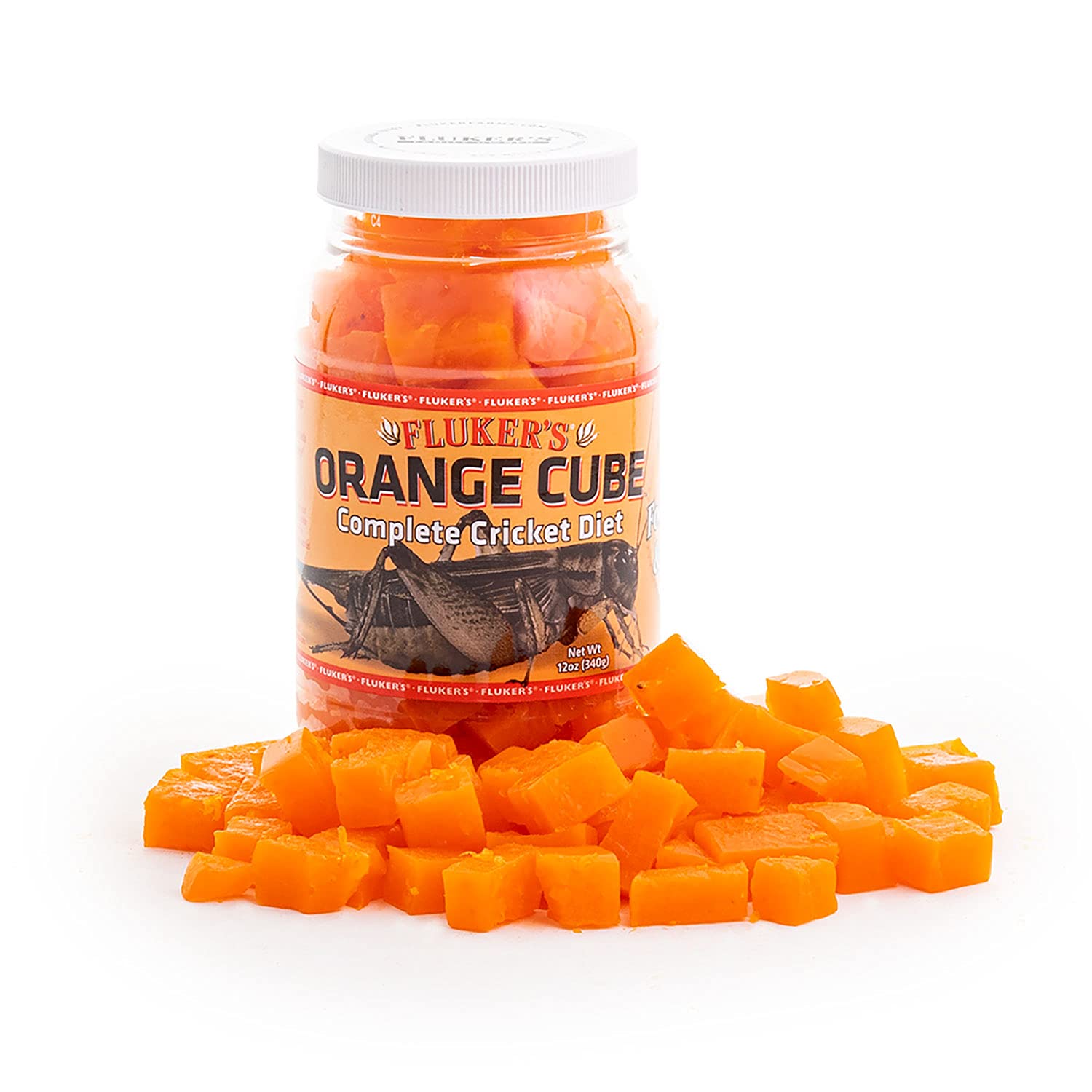 Flukers Orange Cube Complete Cricket Diet 12 Ounce (Pack of 1)