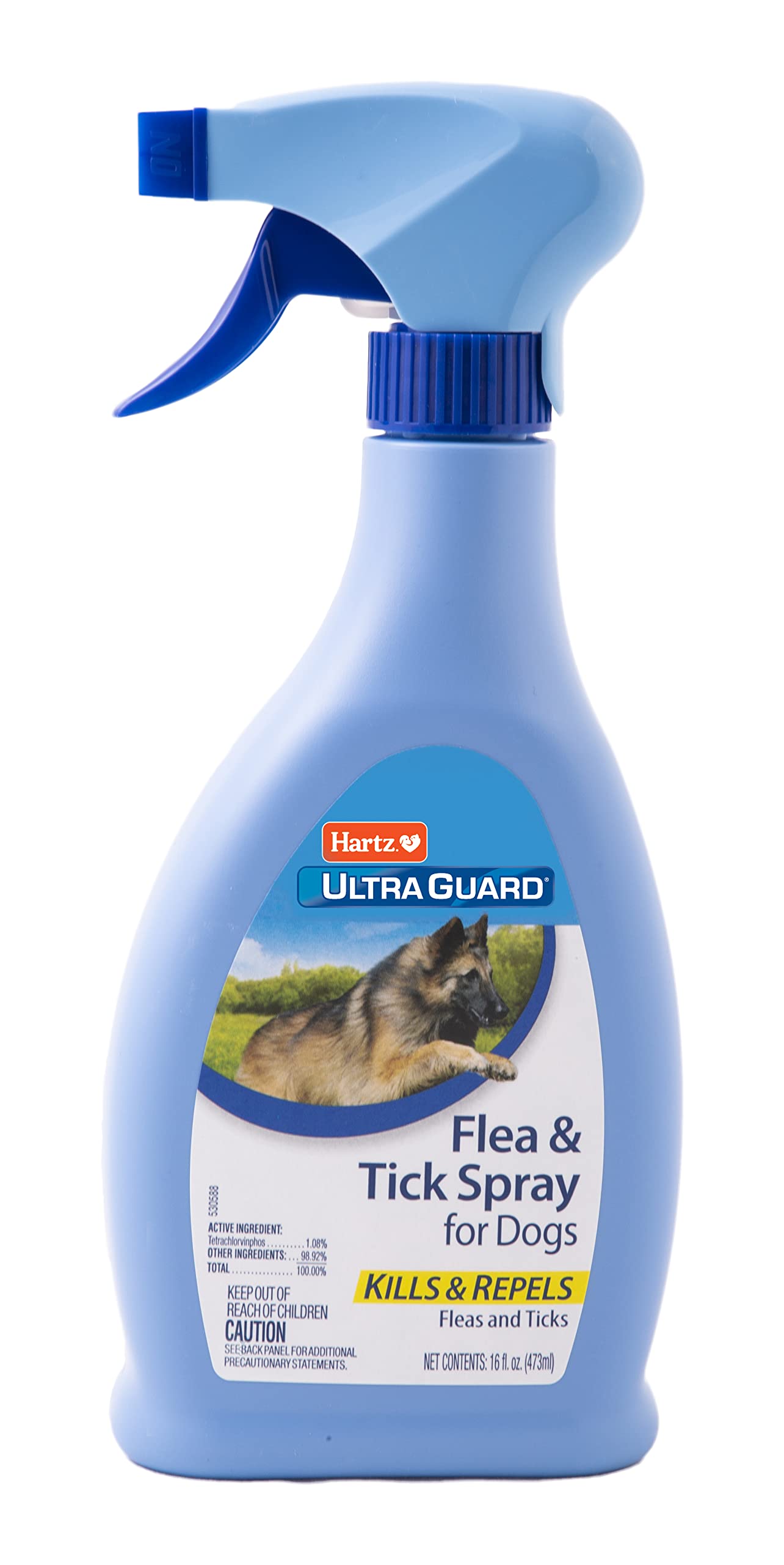 Hartz UltraGuard Flea And Tick Dog Spray, Kills And Repels Fleas And Ticks, 16 Ounce